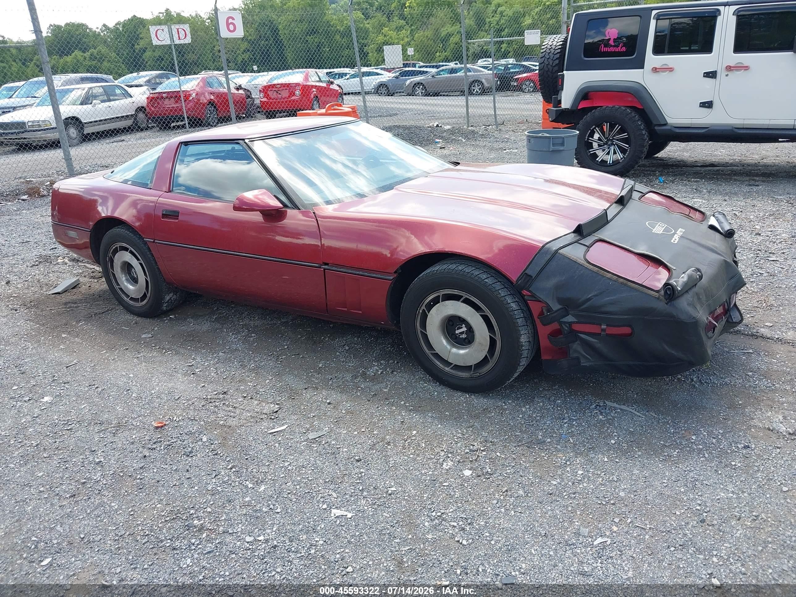 1984 Chevrolet Corvette, VIN 1G1AY0783E5122251 — Normal wear