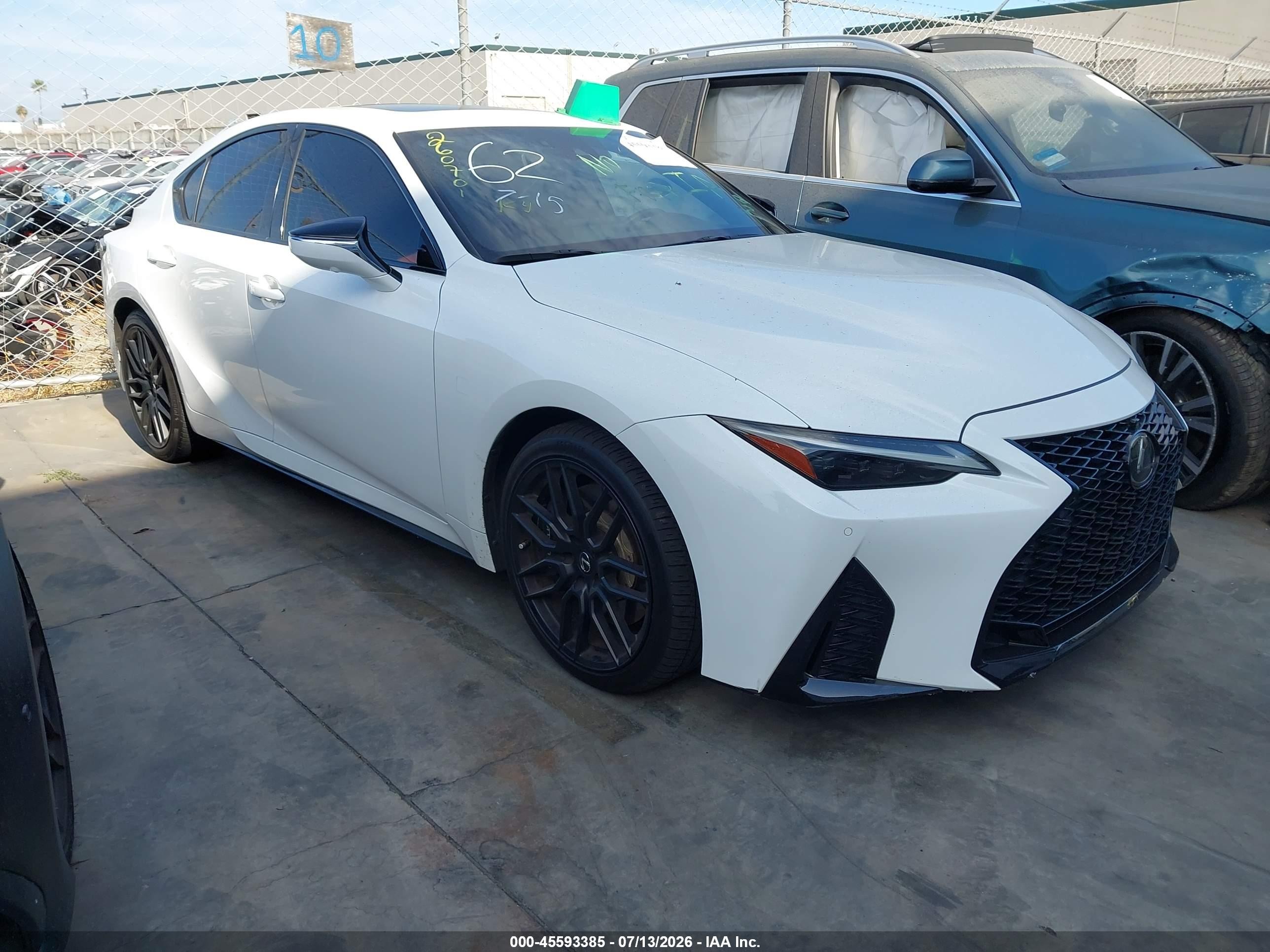 2023 Lexus IS 500 F Sport Performance Premium, VIN JTHAP1D28P5002608 — Vandalism
