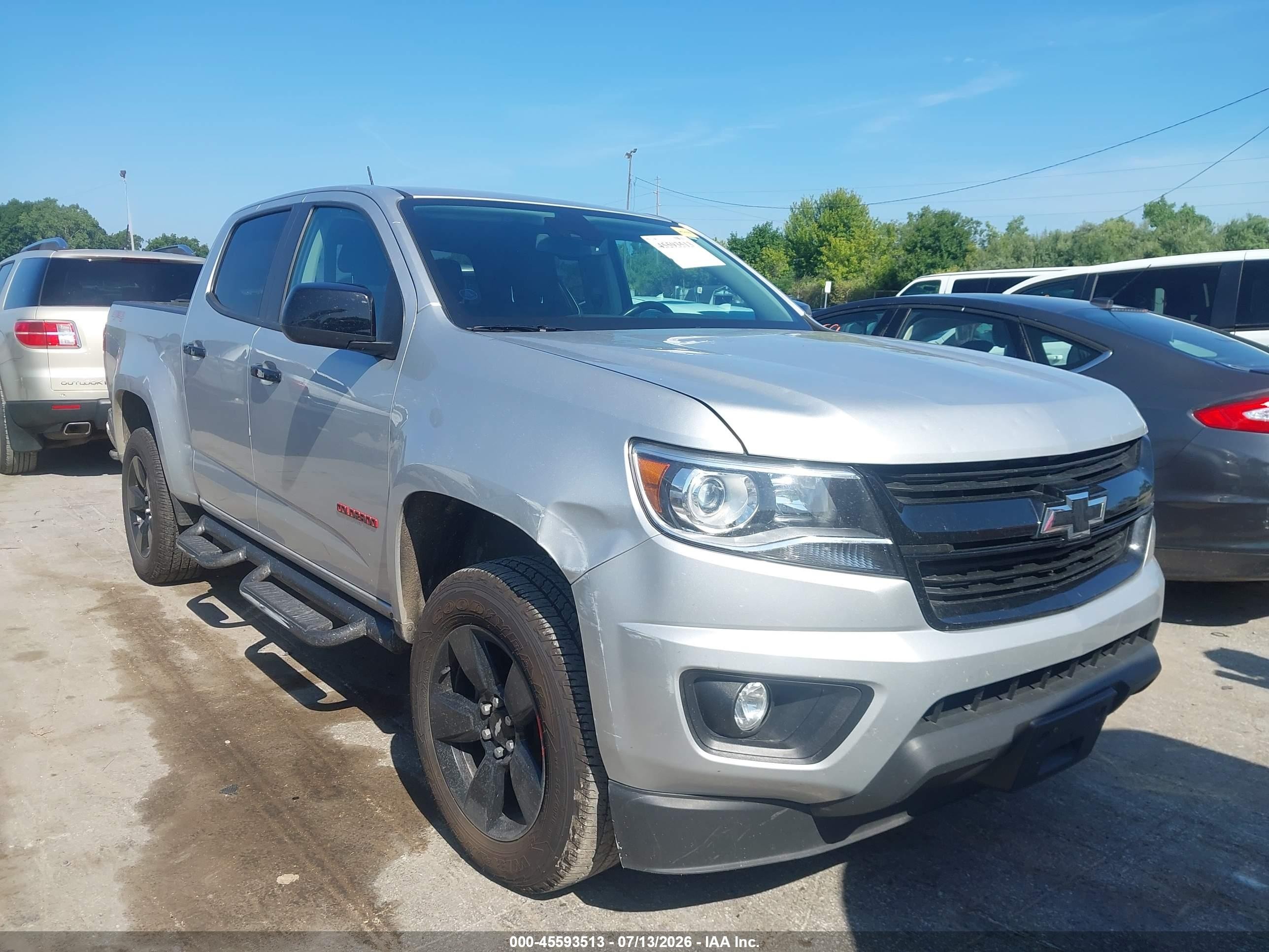 2019 Chevrolet Colorado 4WD LT, VIN 1GCGTCEN9K1152223 — Град