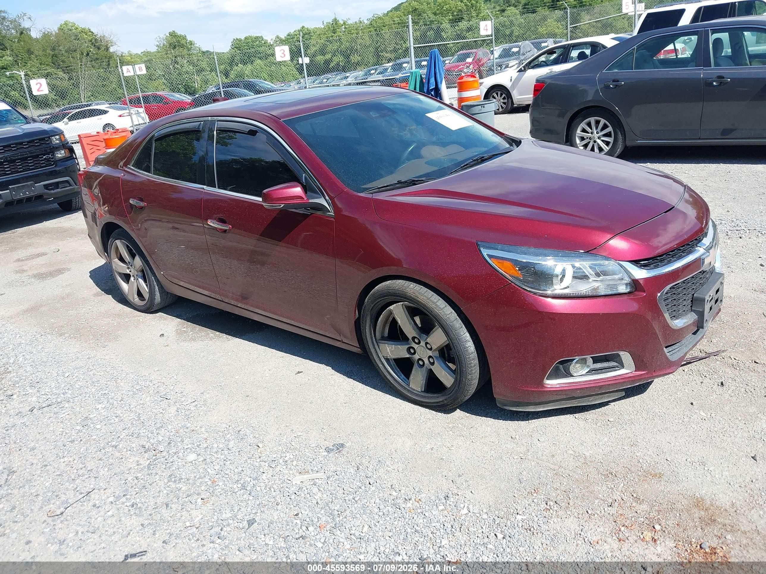 2015 Chevrolet Malibu LTZ, VIN 1G11G5SX8FF256215 — Front end
