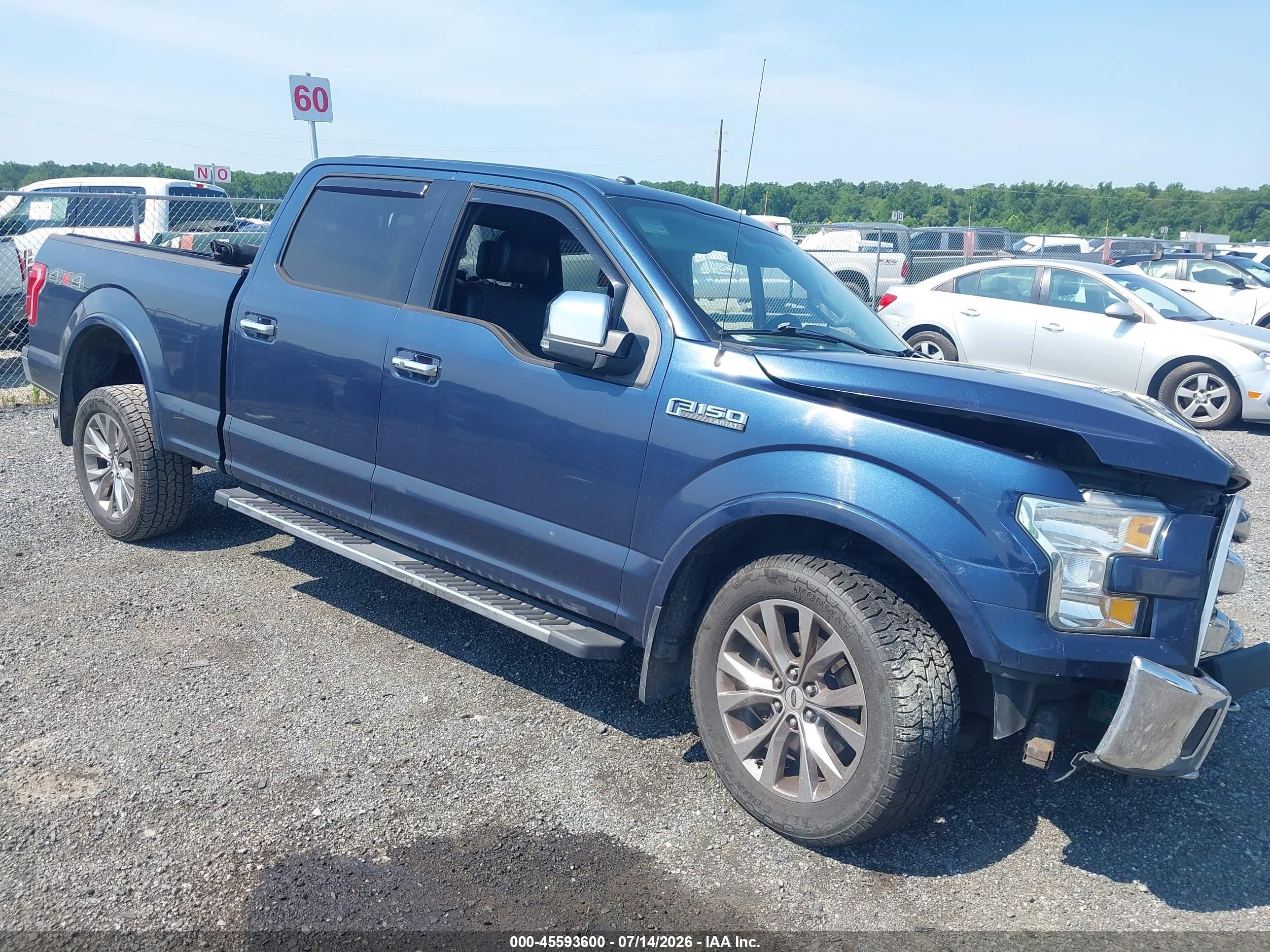 2015 Ford F-150 XLT, VIN 1FTFW1EF5FFA21220 — Front end