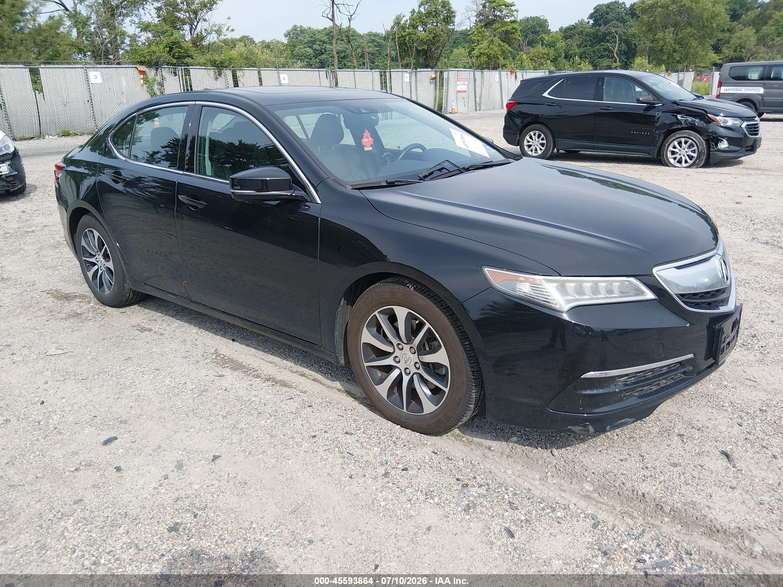2016 Acura TLX Technology, VIN 19UUB1F52GA015545 — Water / flood