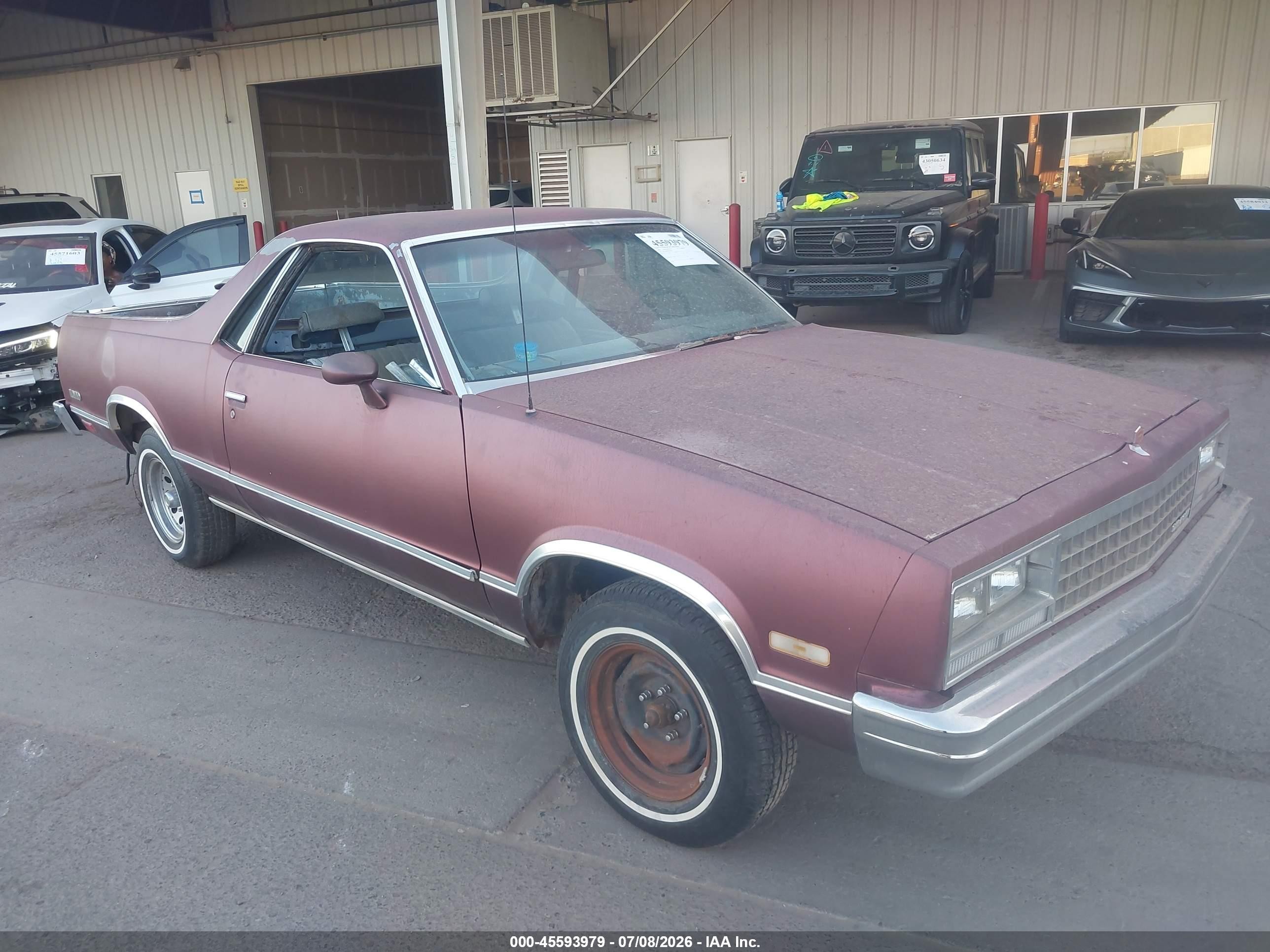 1984 Chevrolet El Camino, VIN 1GCCW8090ER196081 — Mechanical