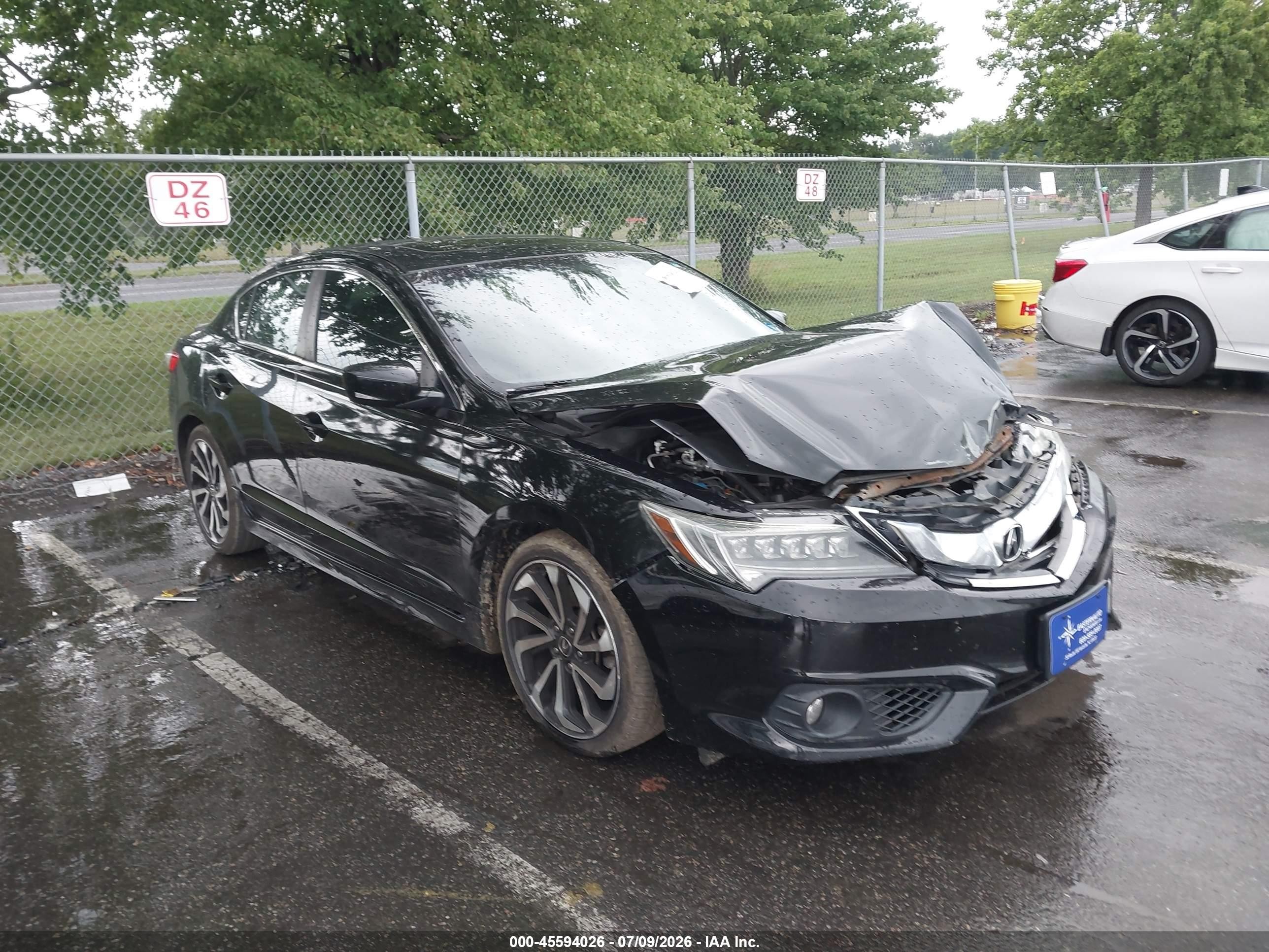 2016 Acura ILX Premium, VIN 19UDE2F89GA014674 — Front end