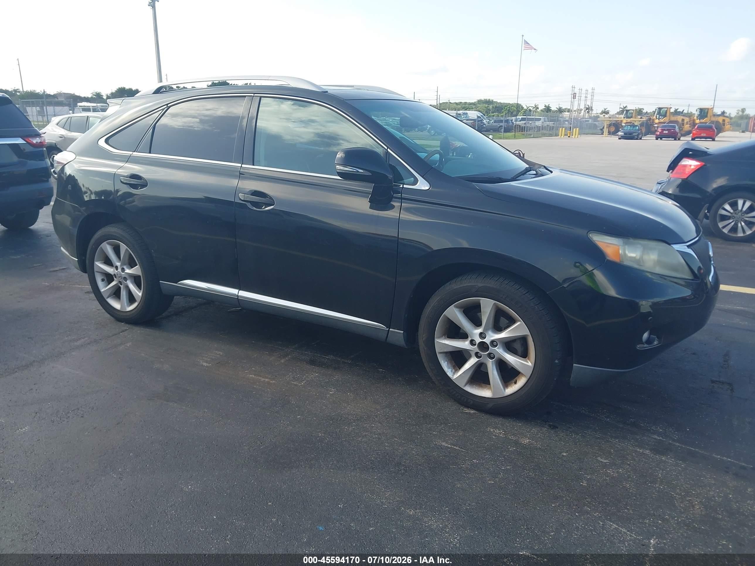 2010 Lexus RX 350, VIN 2T2ZK1BA9AC038164 — Side