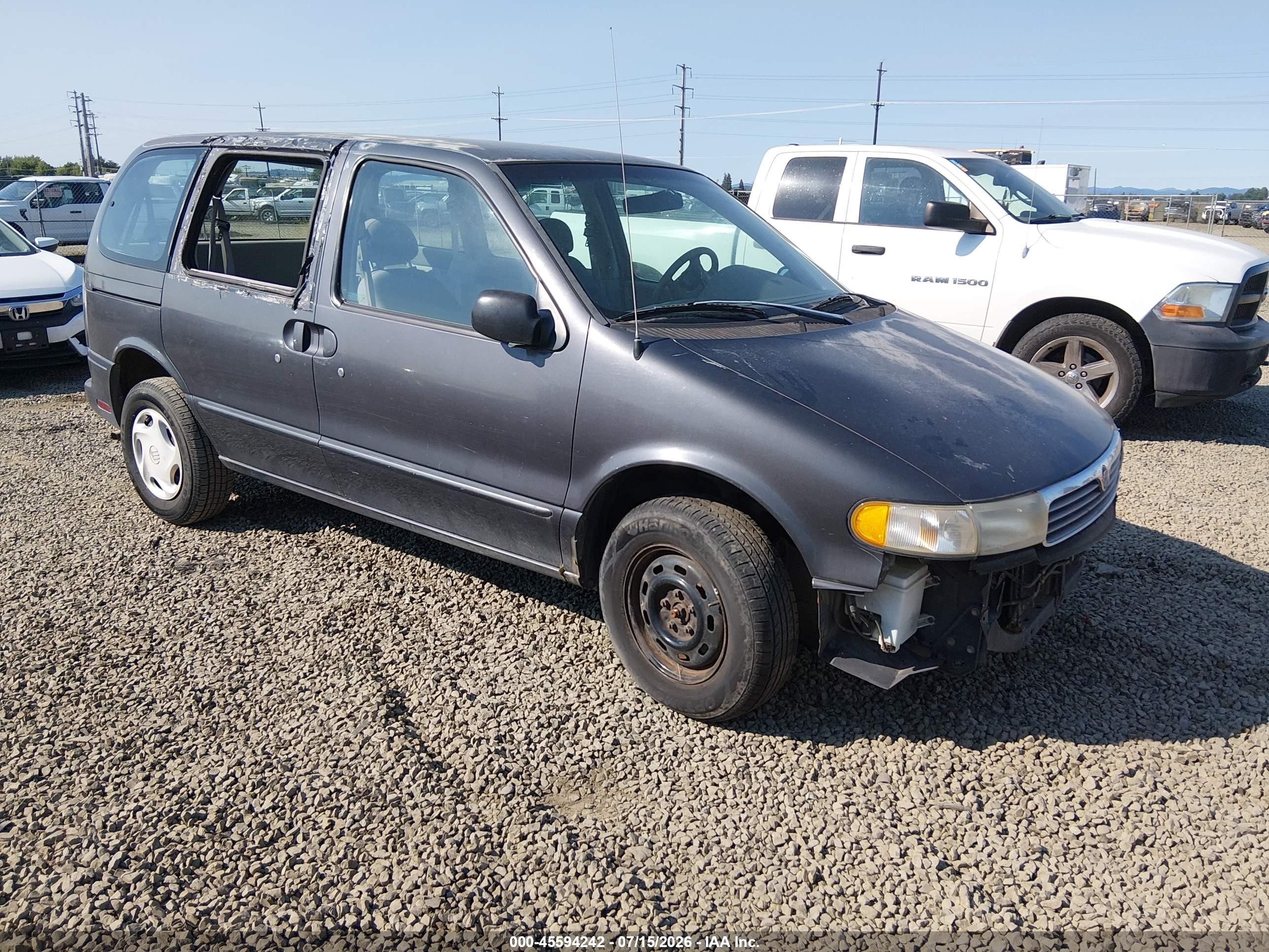 1998 Mercury Villager, VIN 4M2ZV1116WDJ05708 — Normal wear