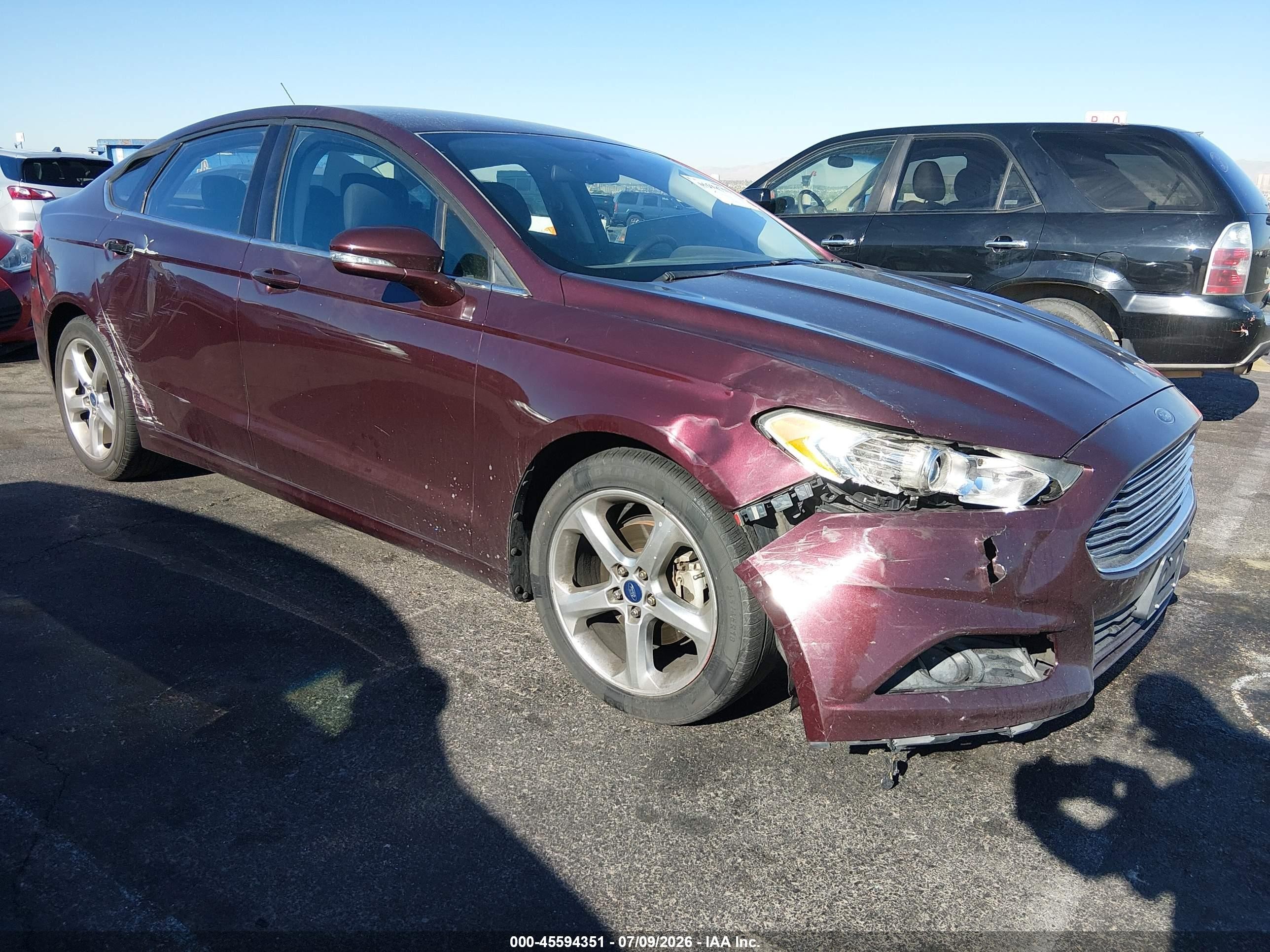 2013 Ford Fusion SE, VIN 3FA6P0H93DR388457 — Обычный износ