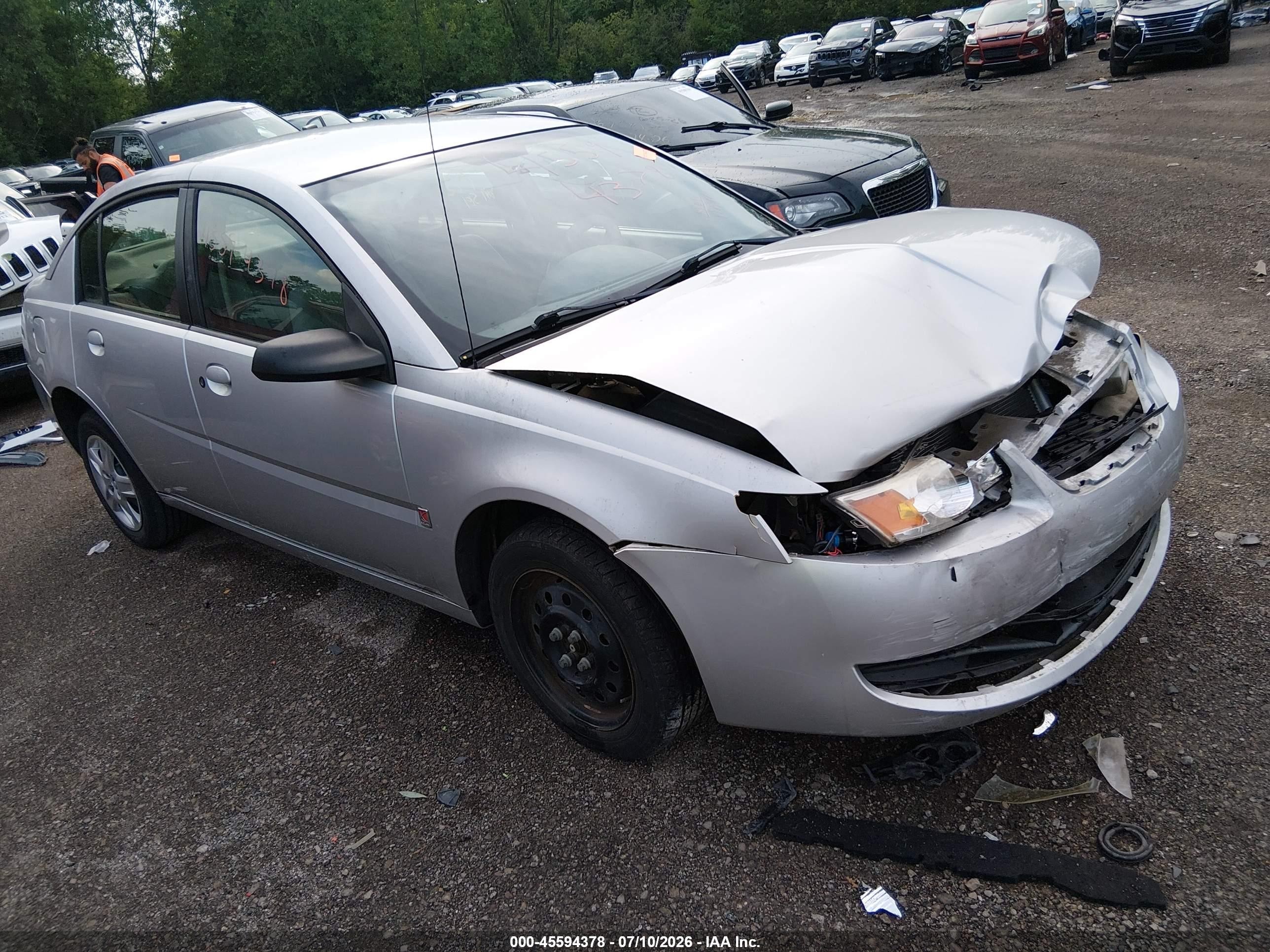2007 Saturn ION ION 2, VIN 1G8AJ55F57Z124048 — Front end