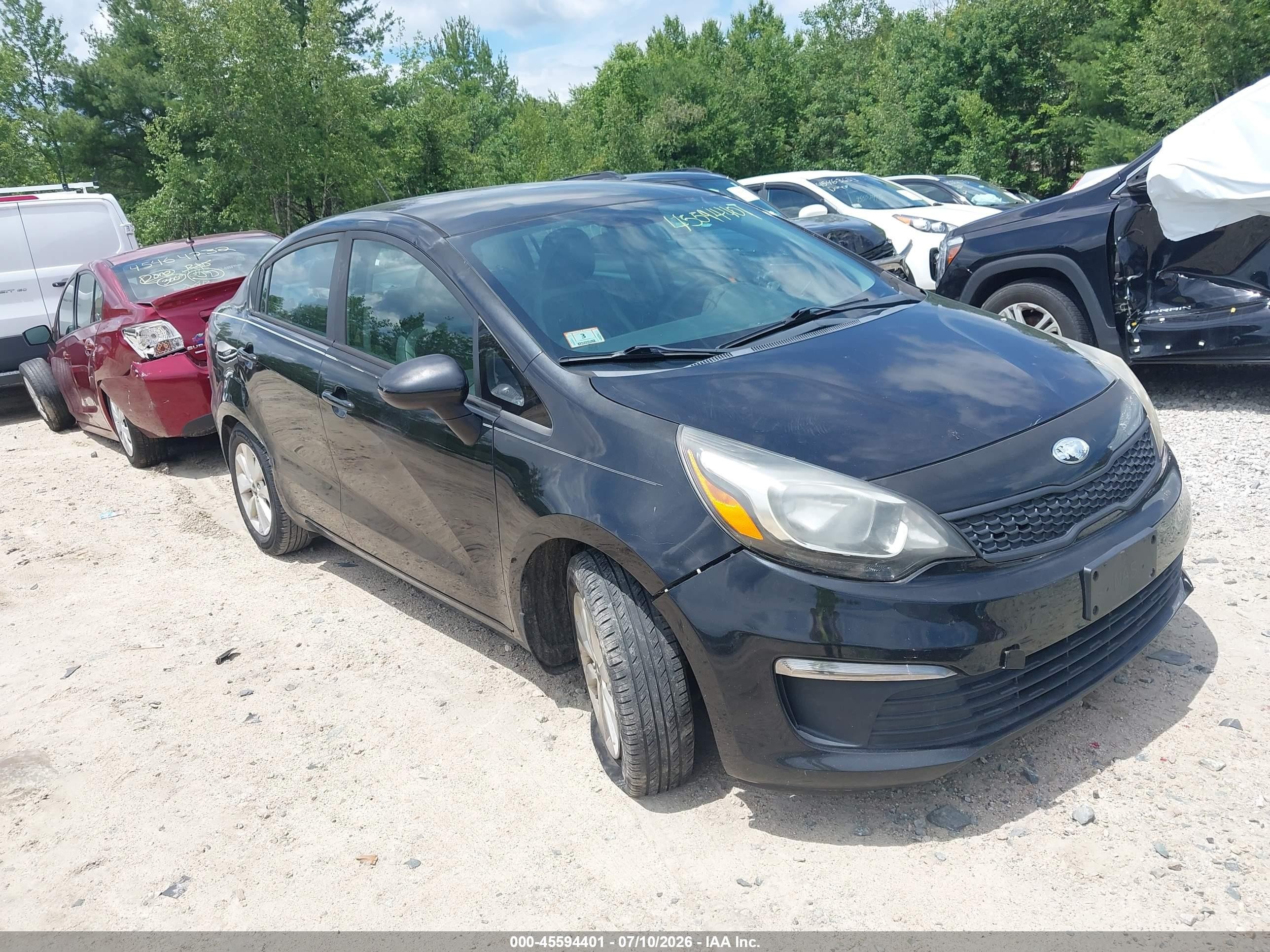 2017 Kia Rio LX, VIN KNADM4A33H6062360 — Front end
