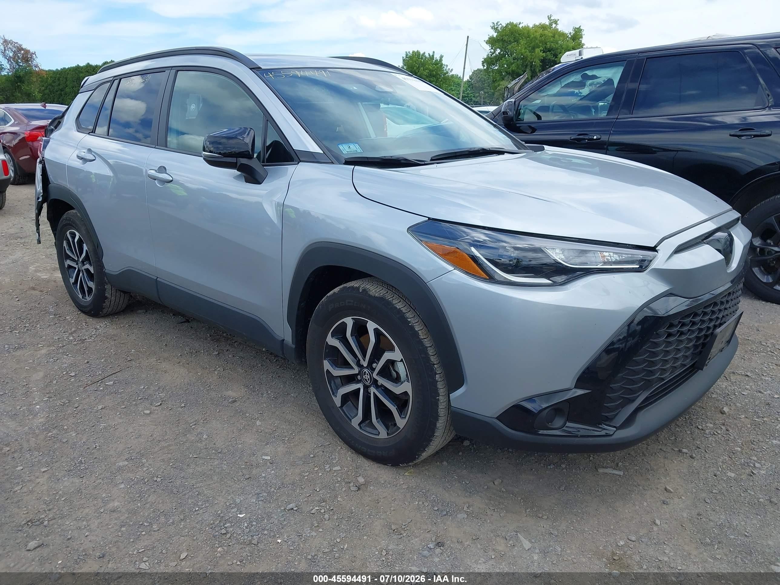 2025 Toyota Corolla Cross Hybrid XSE, VIN 7MUFBABG9SV067044 — Rear end