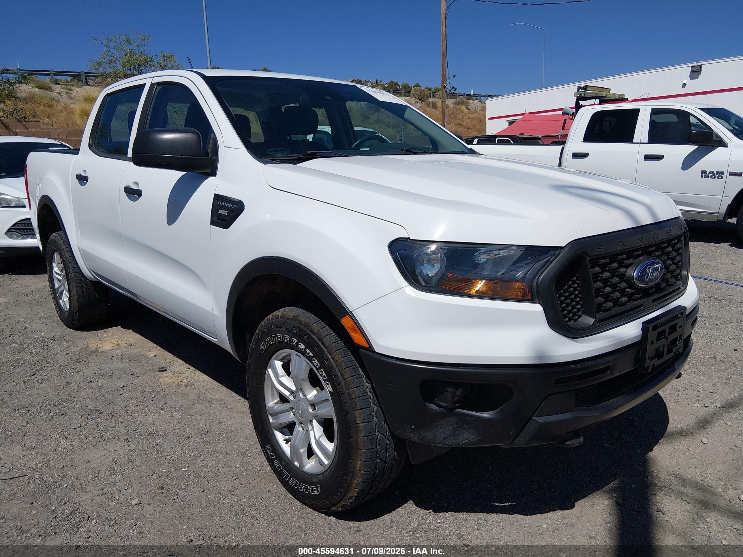 2019 Ford Ranger Lariat, VIN 1FTER4FH8KLA57225 — Rear end