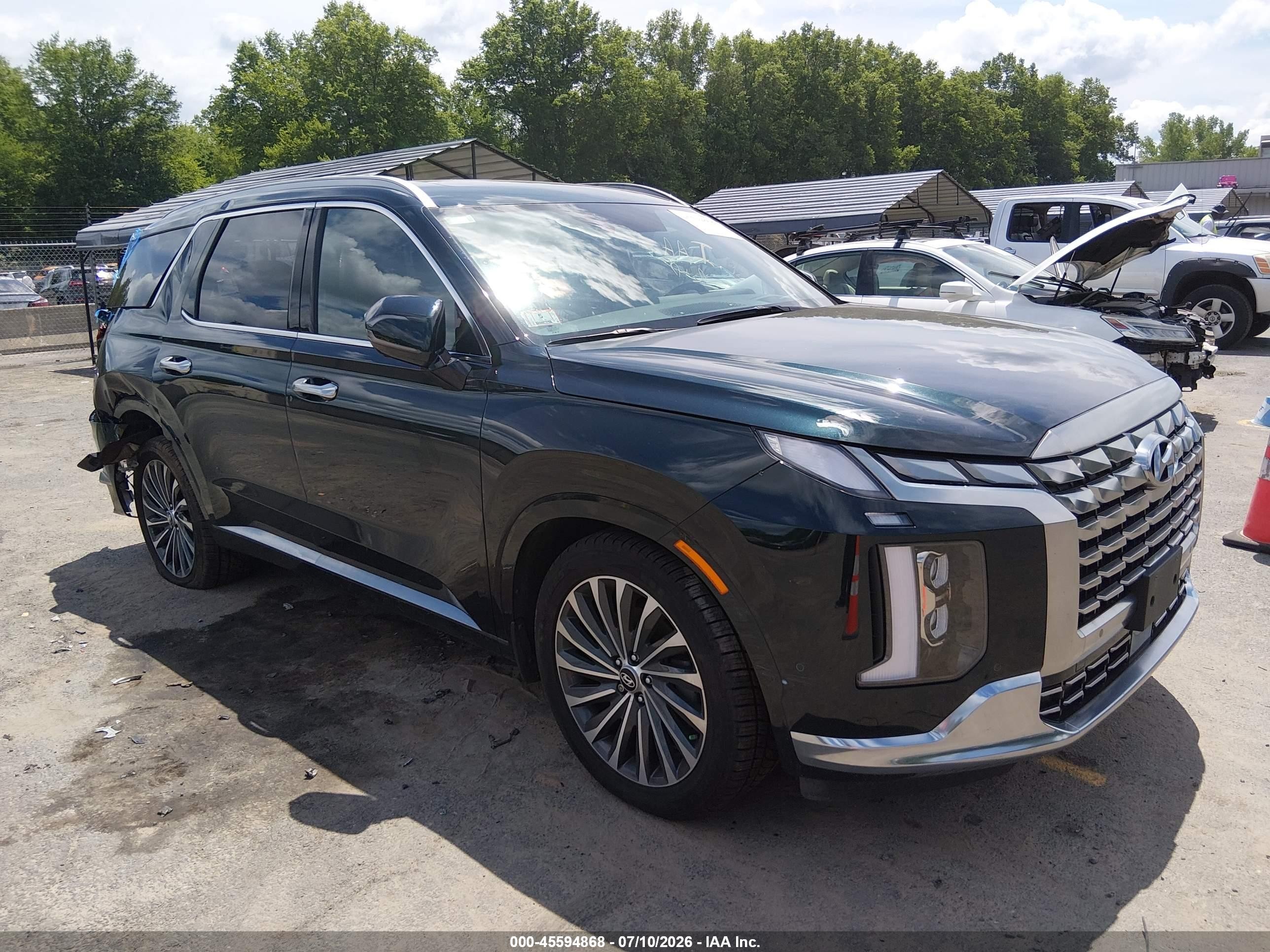 2023 Hyundai Palisade Calligraphy, VIN KM8R7DGE1PU601122 — Зад