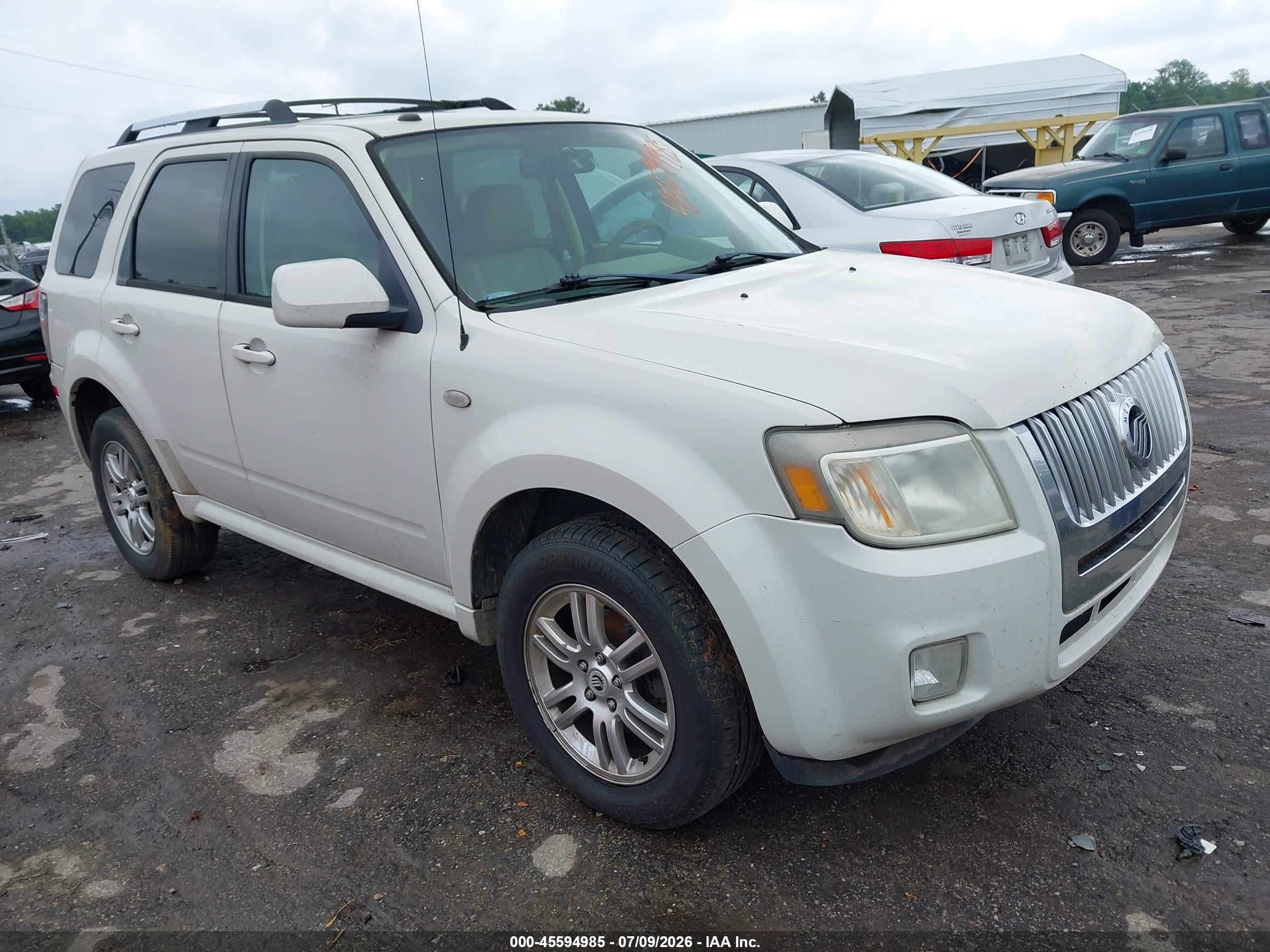 2009 Mercury Mariner Premier, VIN 4M2CU87G29KJ16752 — Normal wear