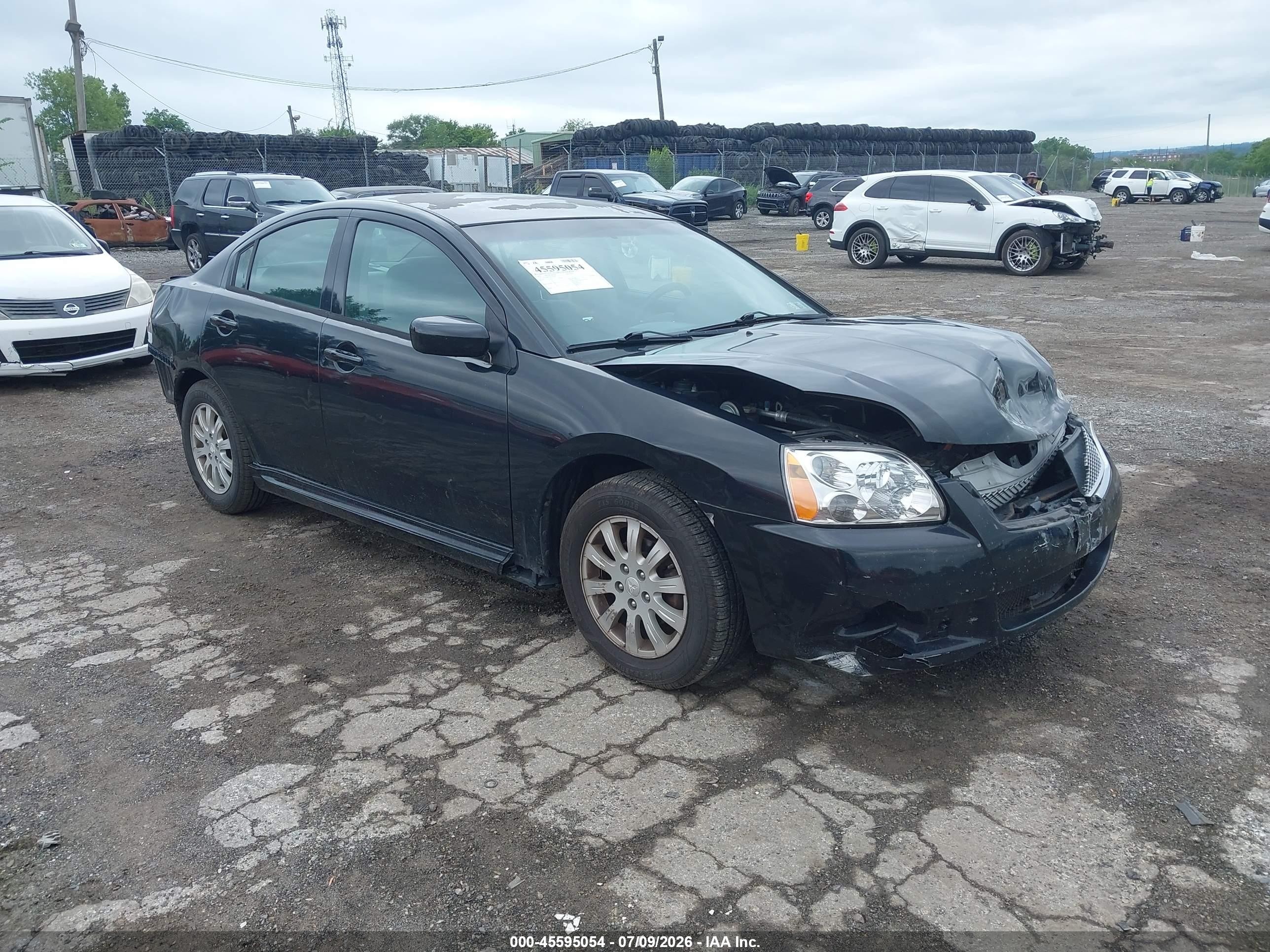 2010 Mitsubishi Galant FE, VIN 4A32B2FF7AE002887 — Front end