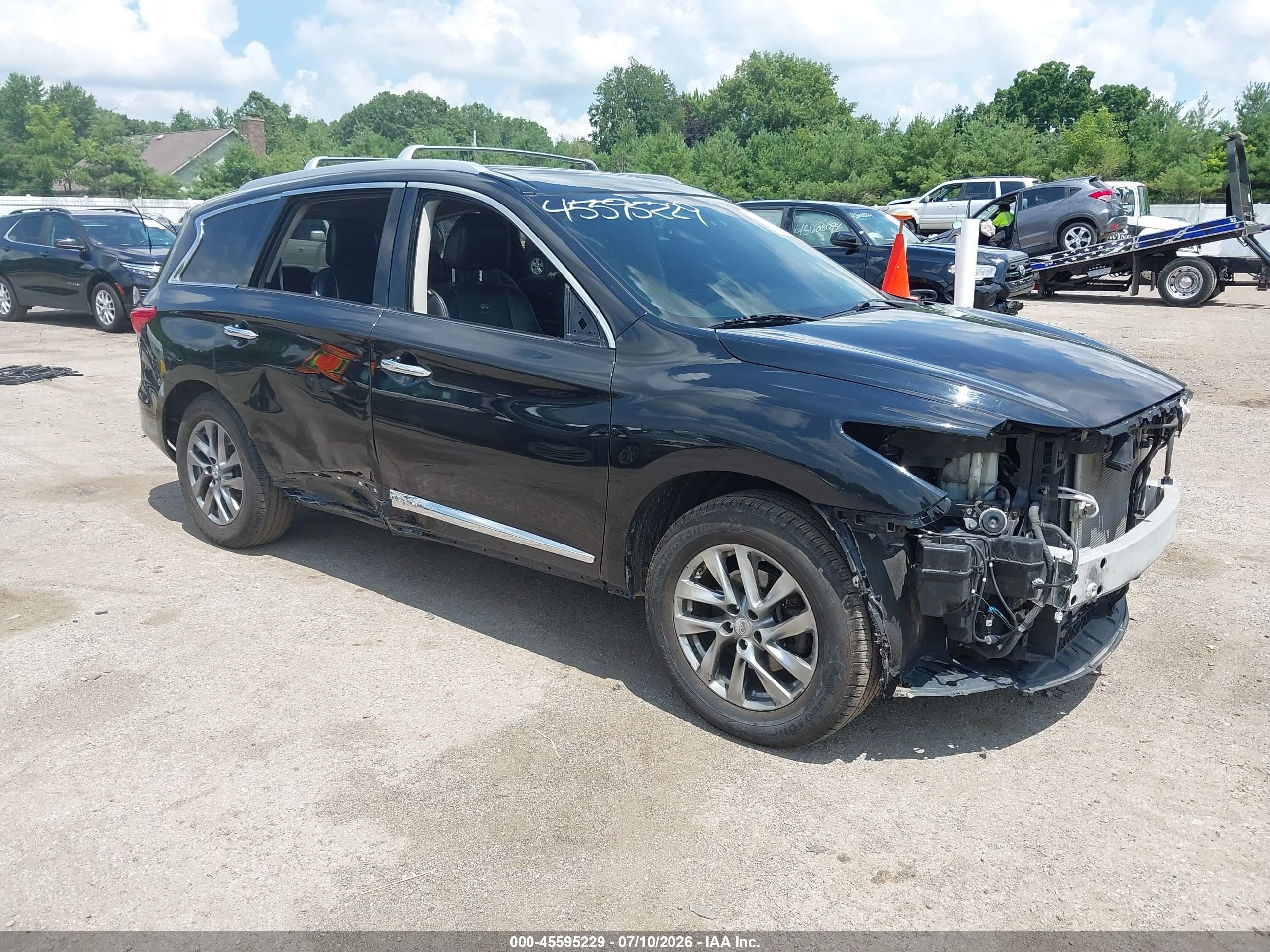 2013 Infiniti JX35, VIN 5N1AL0MM0DC330634 — Side