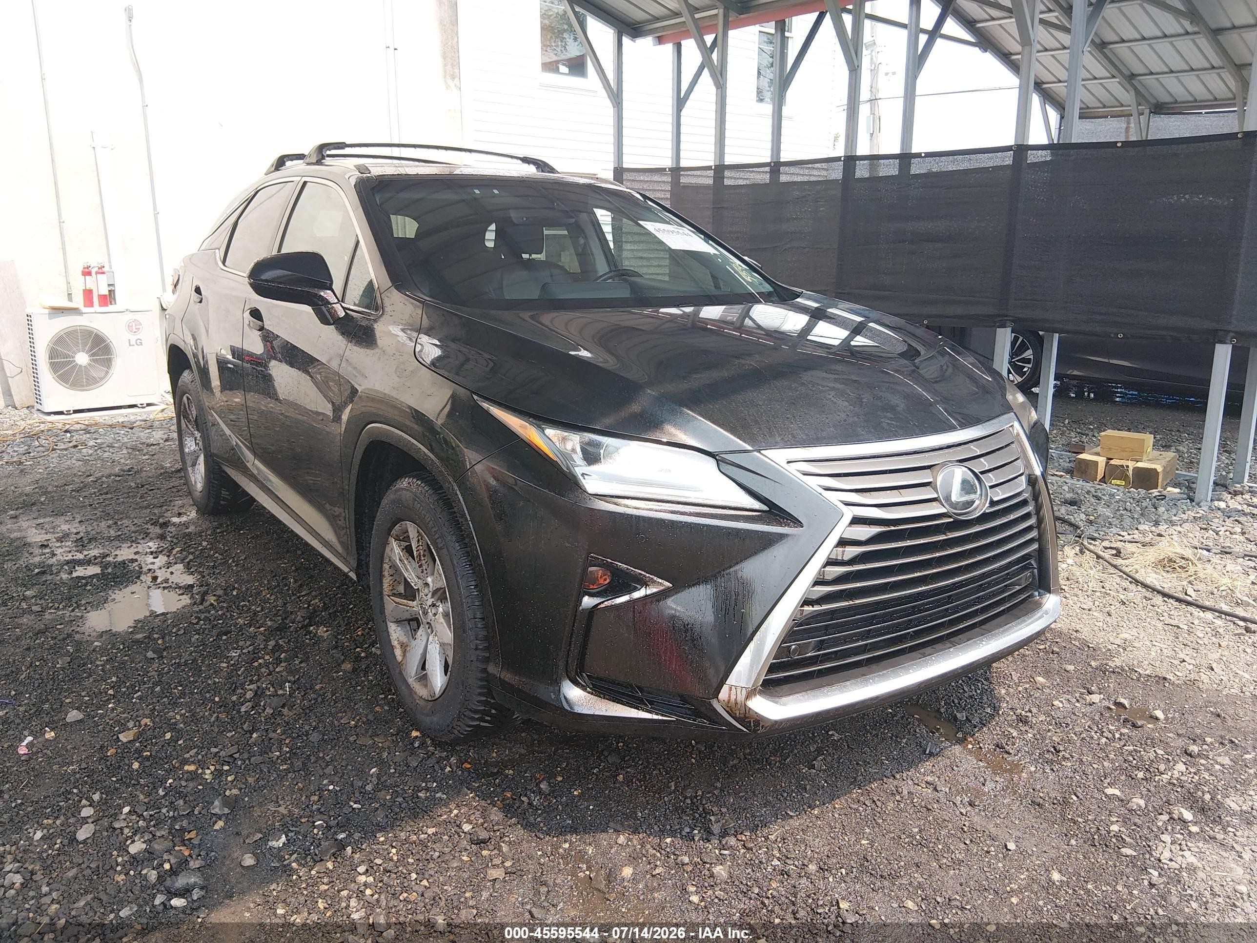2017 Lexus RX 350, VIN 2T2BZMCA0HC058312 — Not stated