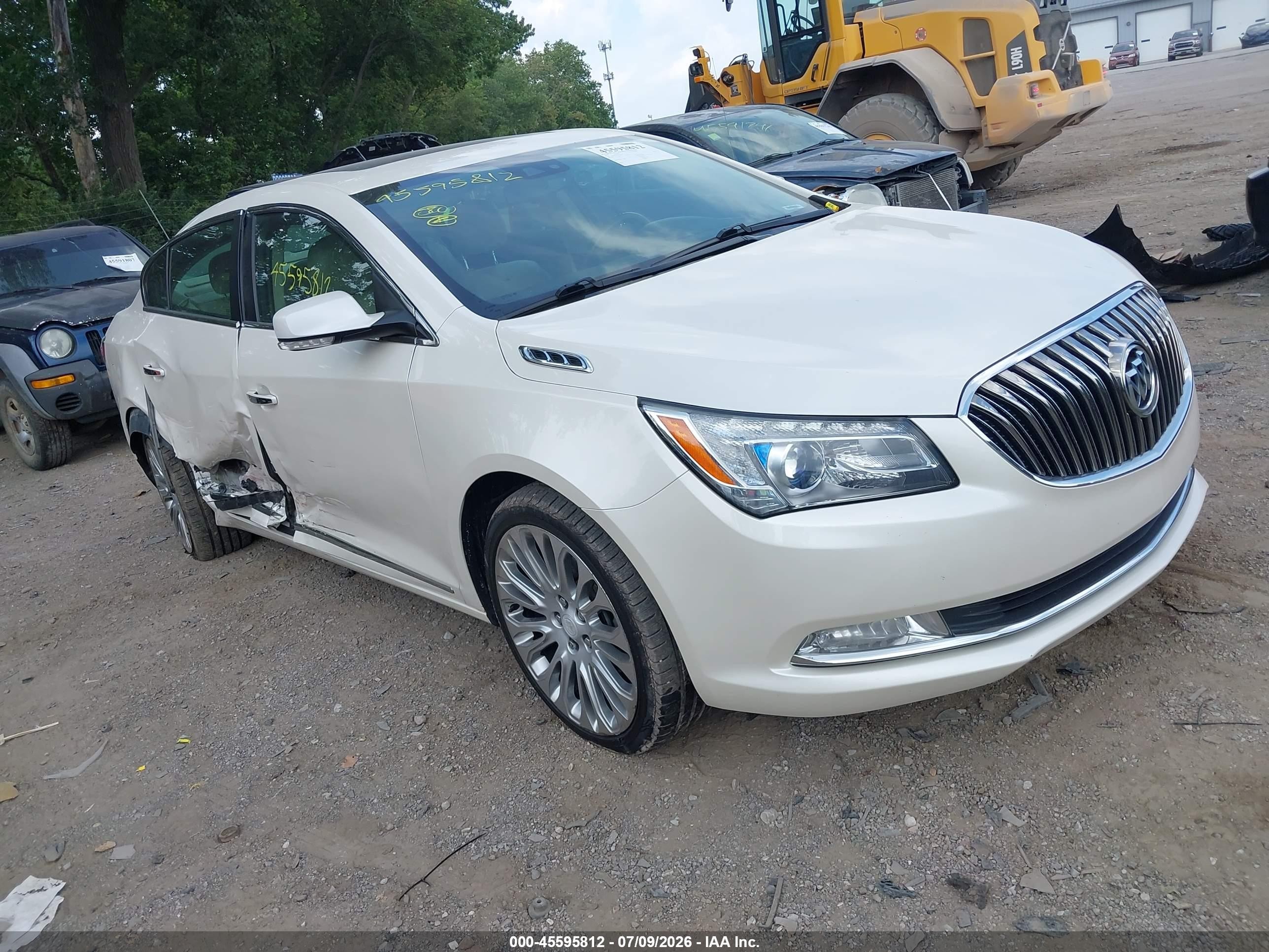 2014 Buick LaCrosse Premium II, VIN 1G4GF5G35EF191747 — Бок