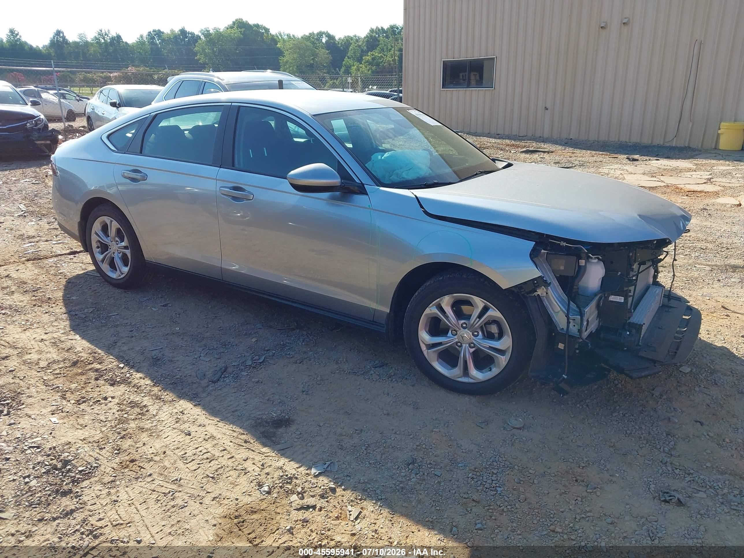 2025 Honda Accord LX, VIN 1HGCY1F24SA034638 — Front end