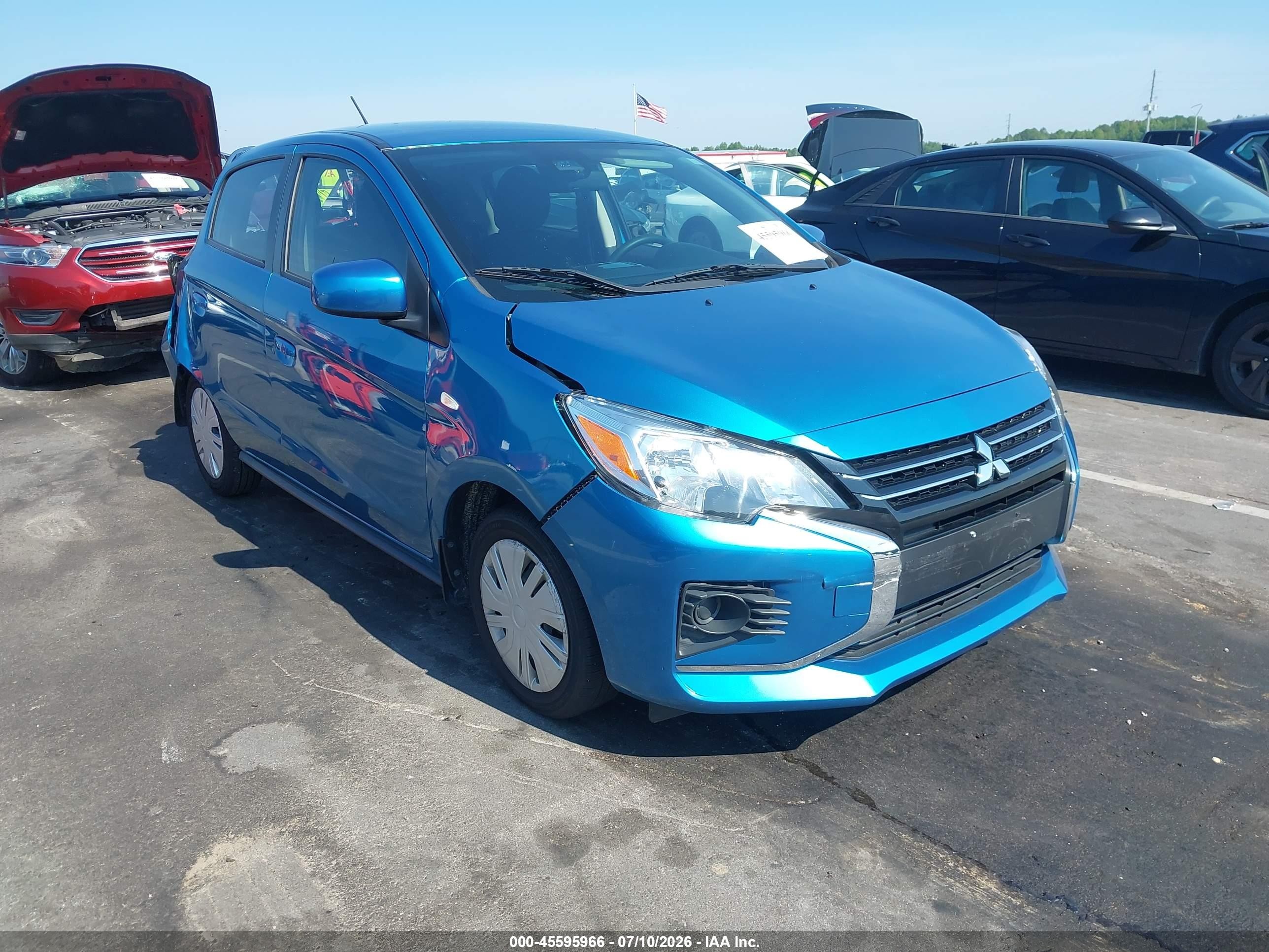 2024 Mitsubishi Mirage ES, VIN ML32AUHJ3RH006452 — Rear end