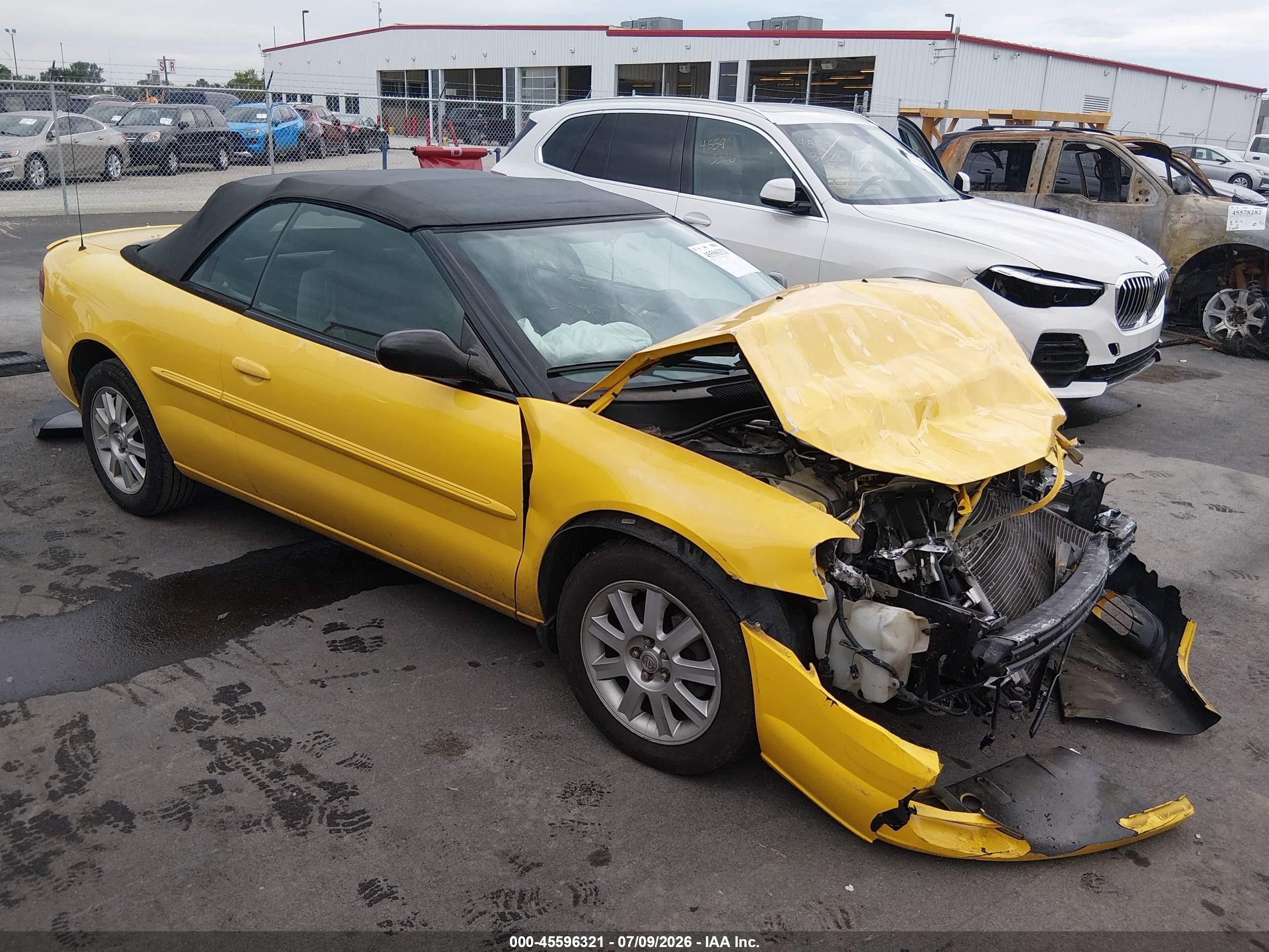 2004 Chrysler Sebring GTC, VIN 1C3EL75R64N190154 — Front end