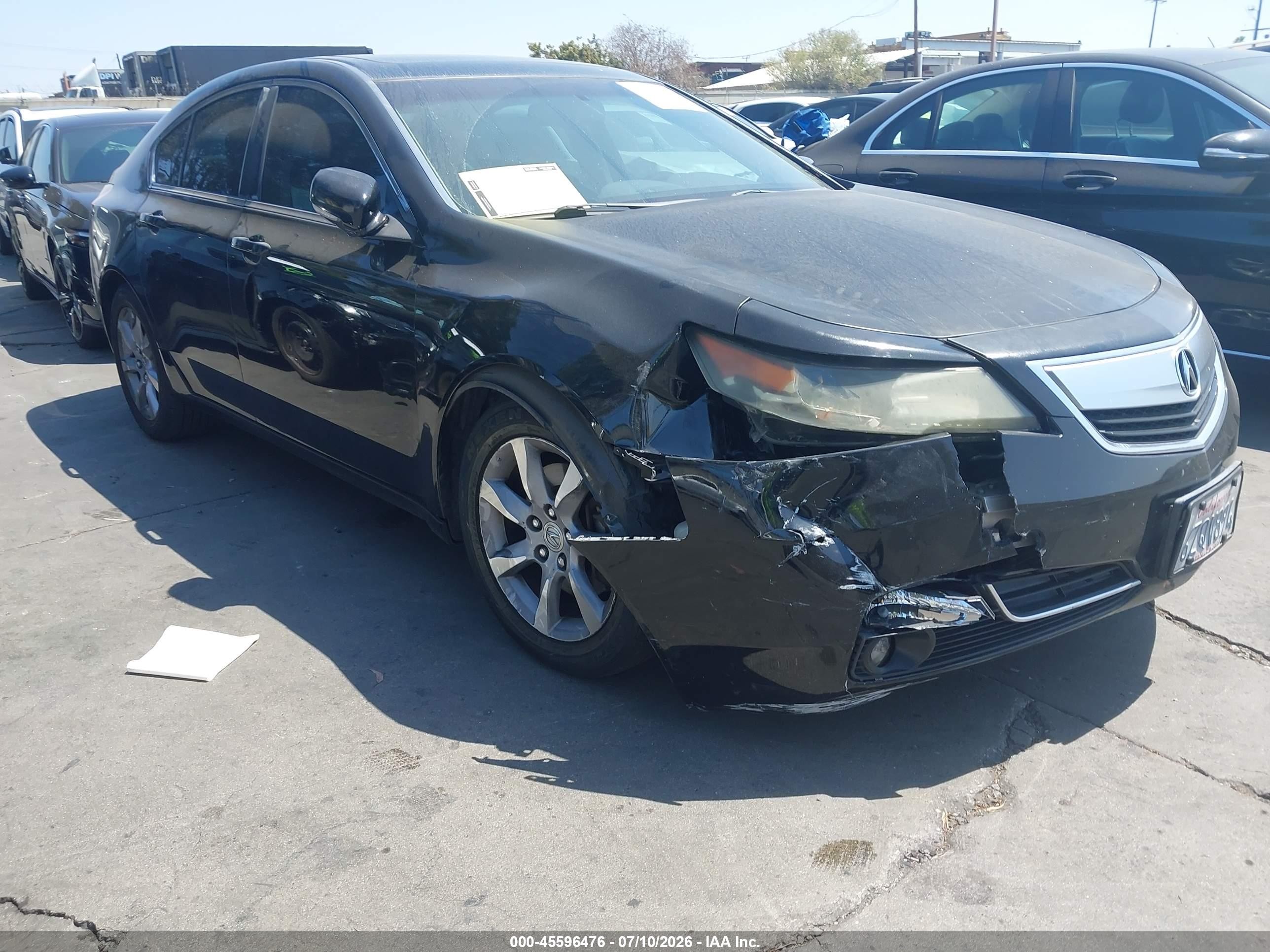 2012 Acura TL Technology, VIN 19UUA8F51CA014571 — Front end