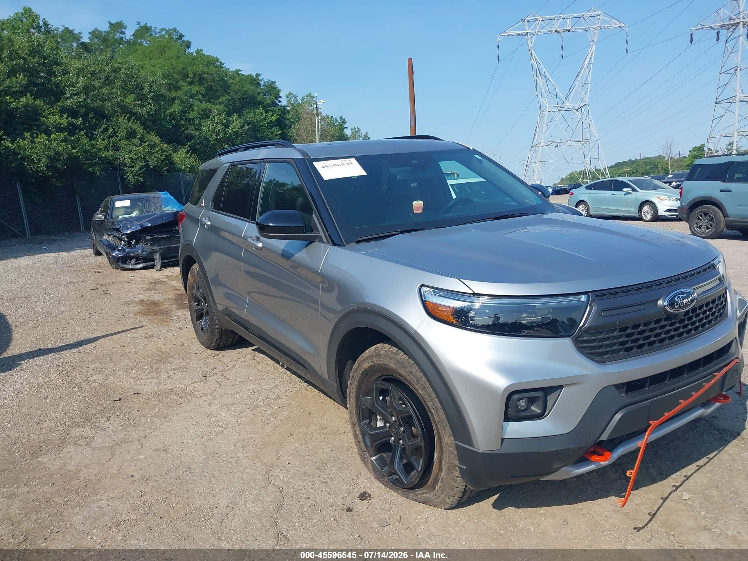 2024 Ford Explorer Timberline, VIN 1FMSK8JH3RGA20832 — Rear end