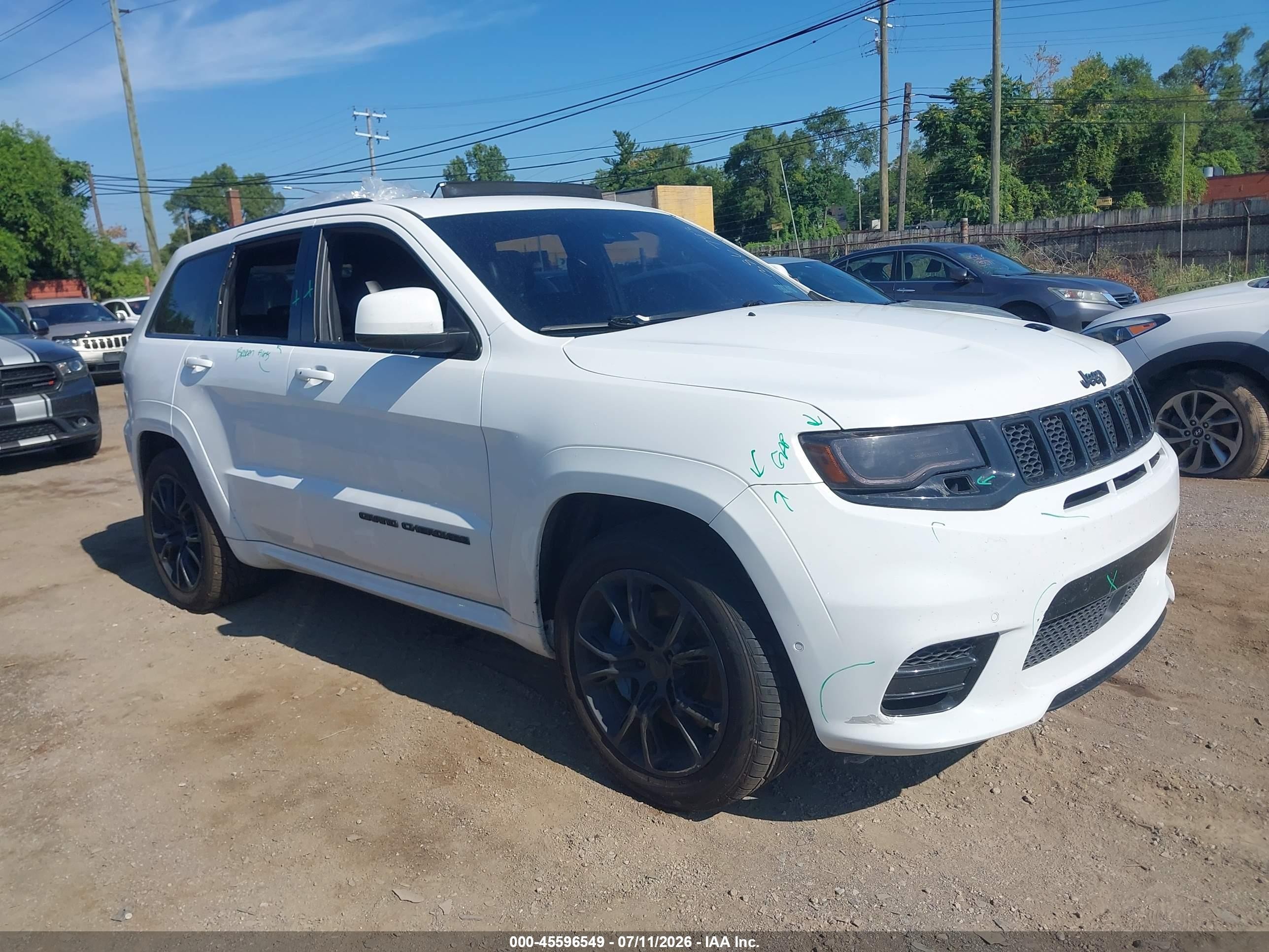 2020 Jeep Grand Cherokee SRT, VIN 1C4RJFDJ8LC386793 — Theft recovery