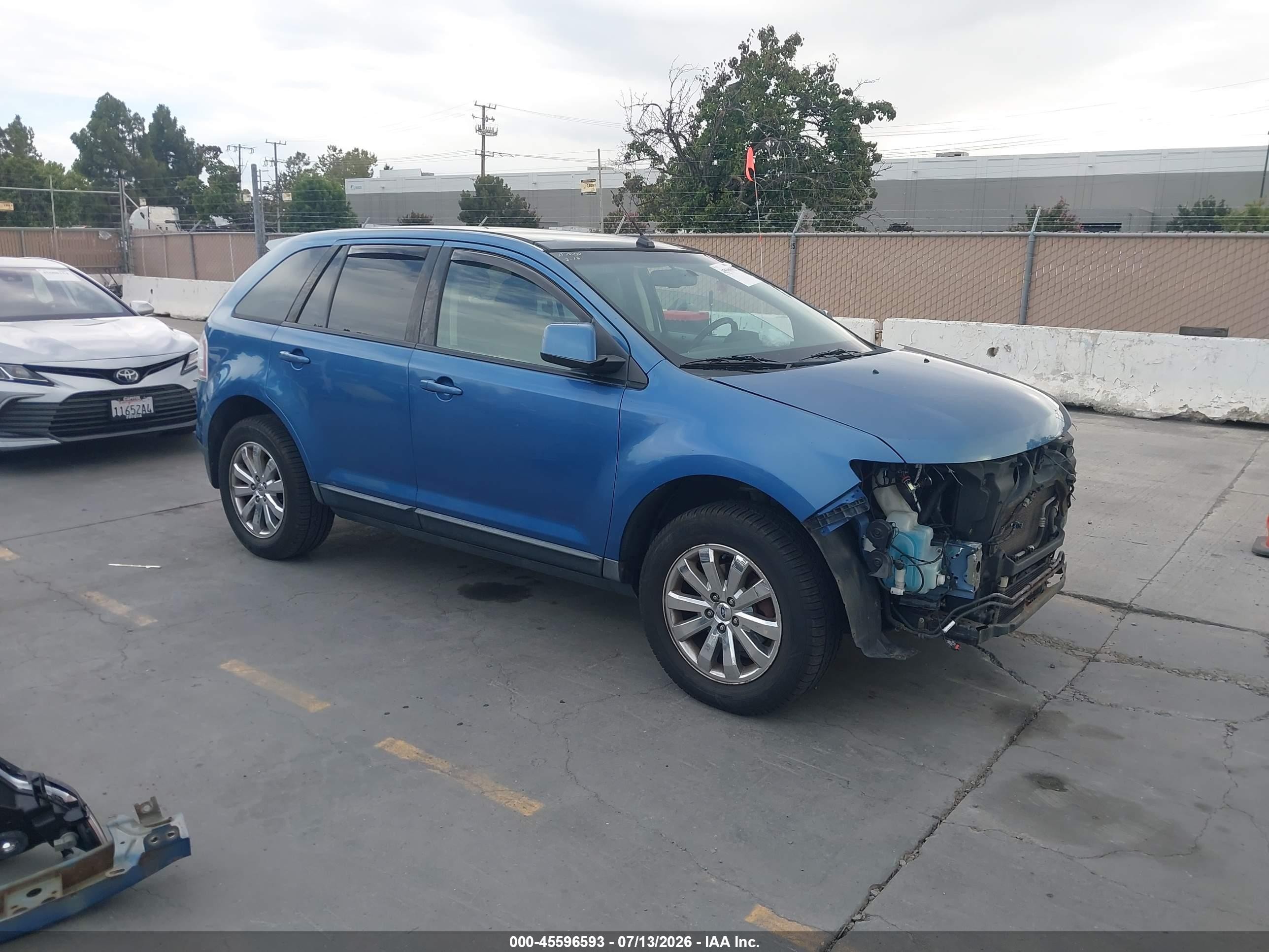 2009 Ford Edge SEL, VIN 2FMDK48C09BA88217 — Front end