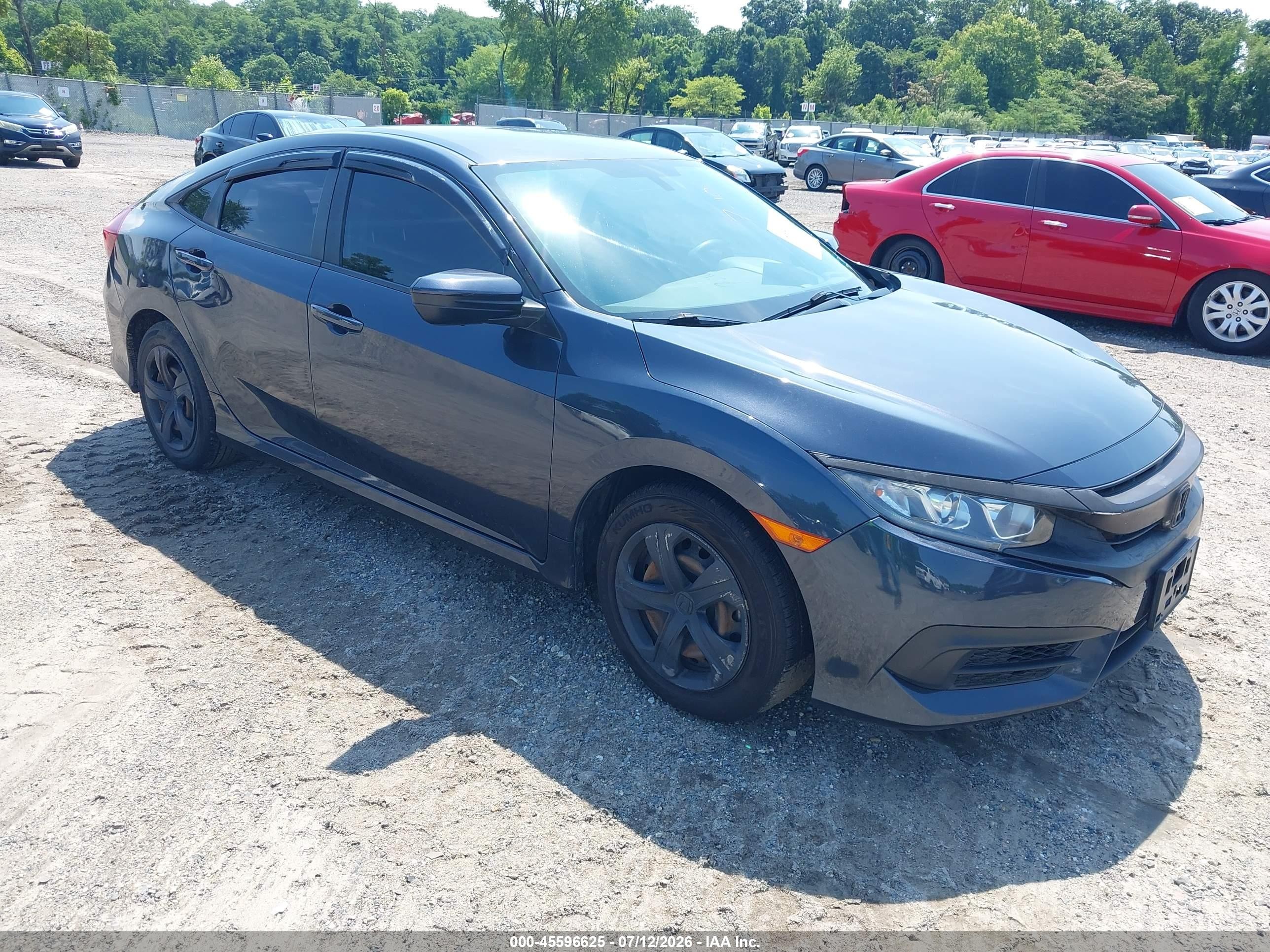 2018 Honda Civic LX, VIN 2HGFC2F56JH522534 — Water / flood