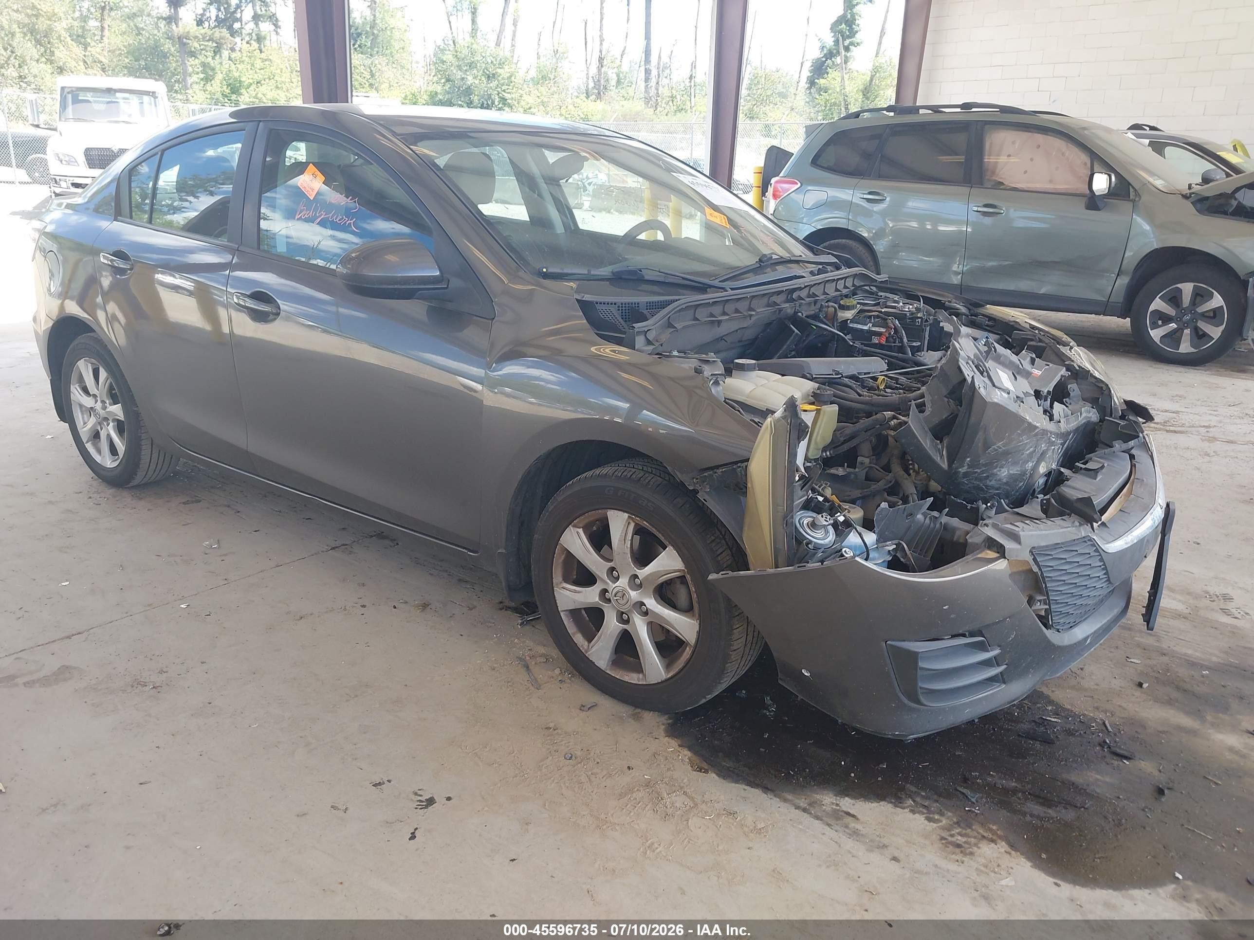 2010 Mazda 3 i Touring, VIN JM1BL1SF6A1225395 — Биологическое загрязнение