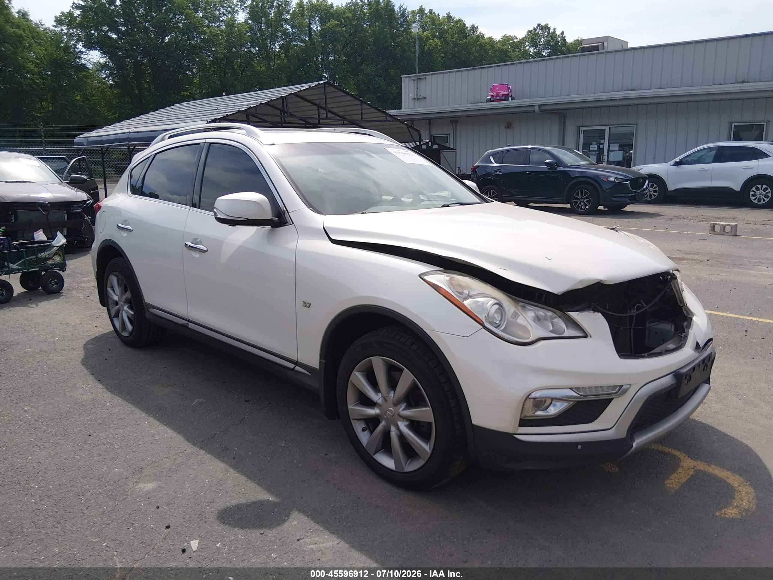 2017 Infiniti QX50, VIN JN1BJ0RR5HM410081 — Front end