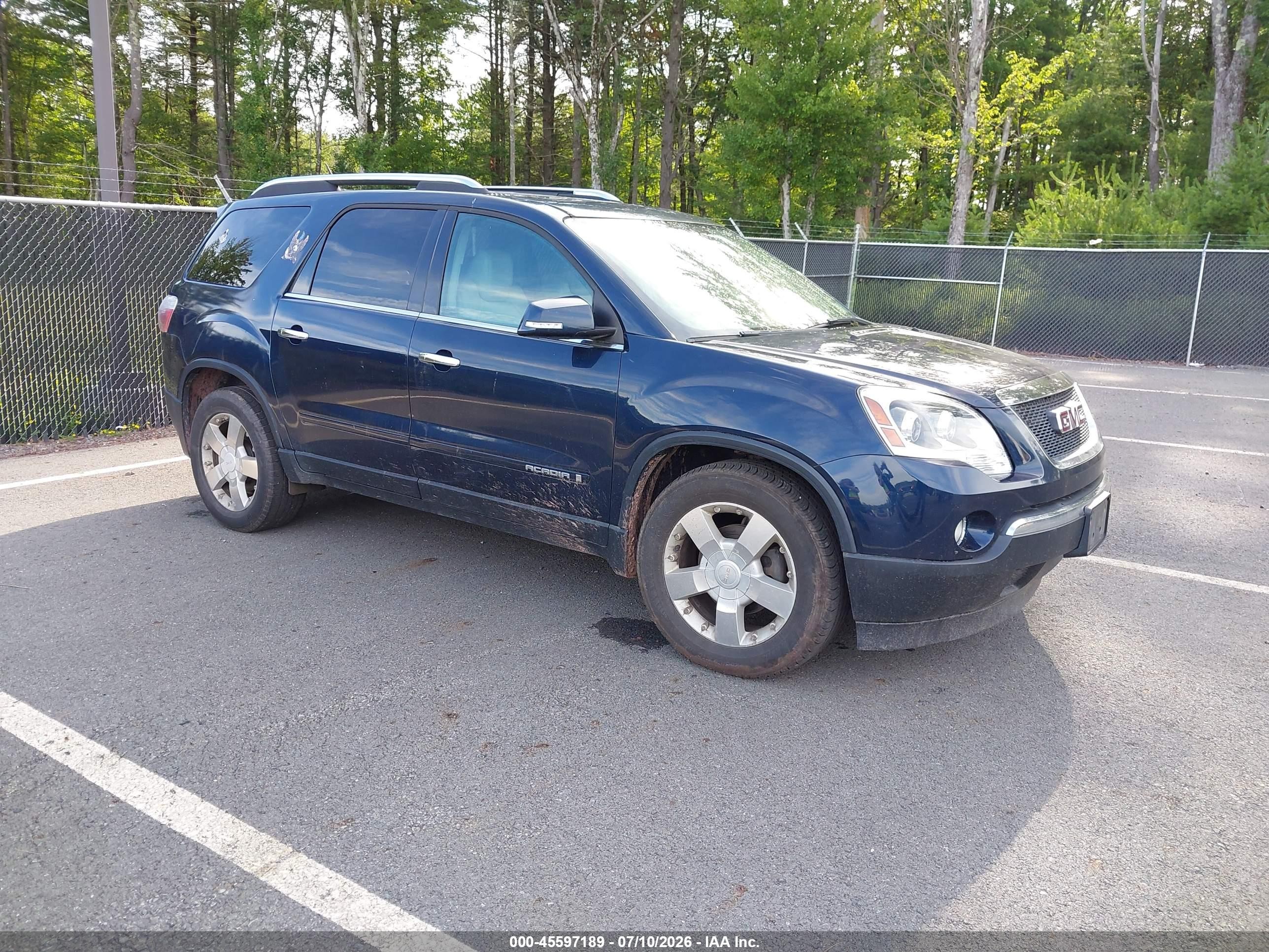 2008 GMC Acadia SLT2, VIN 1GKEV33758J279781 — Normal wear