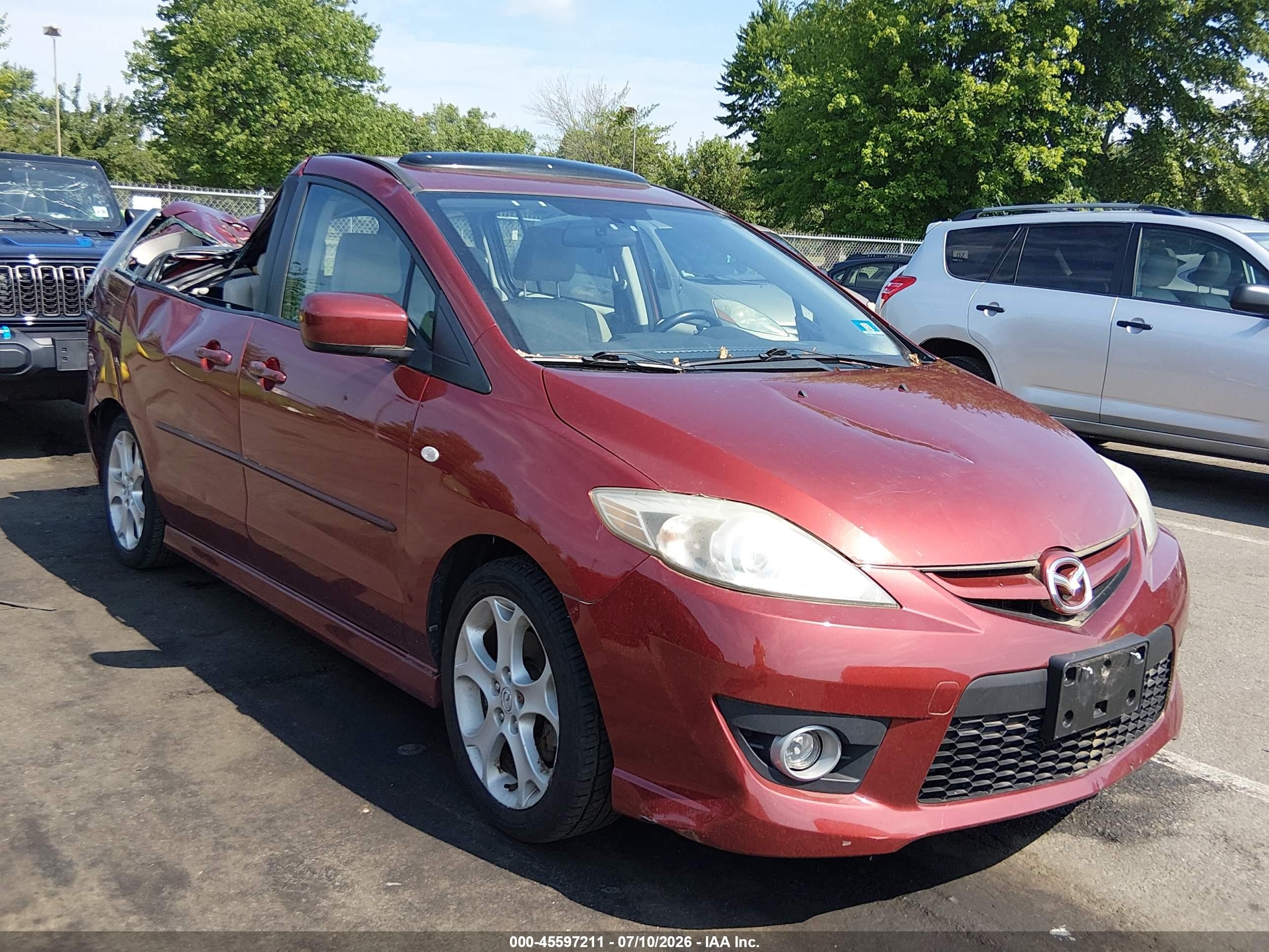 2008 Mazda 5 Grand Touring, VIN JM1CR29L580320583 — Обычный износ