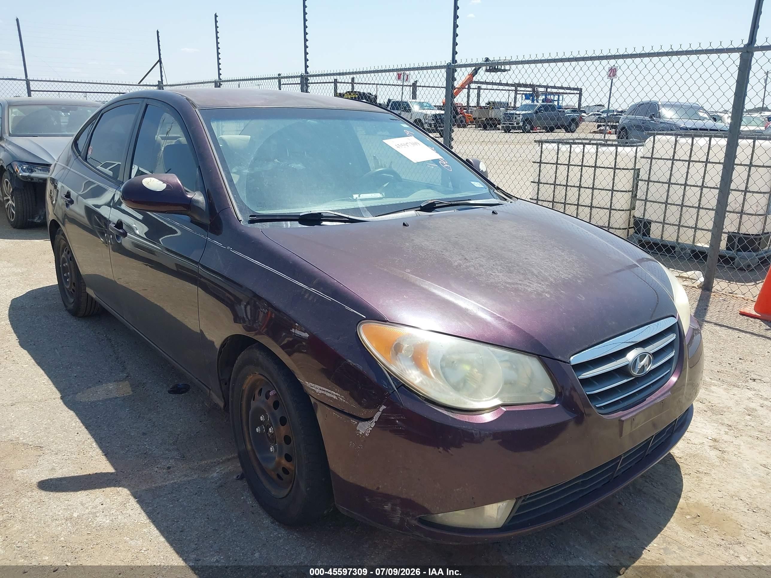 2008 Hyundai Elantra GLS, VIN KMHDU46D58U388852 — Normal wear