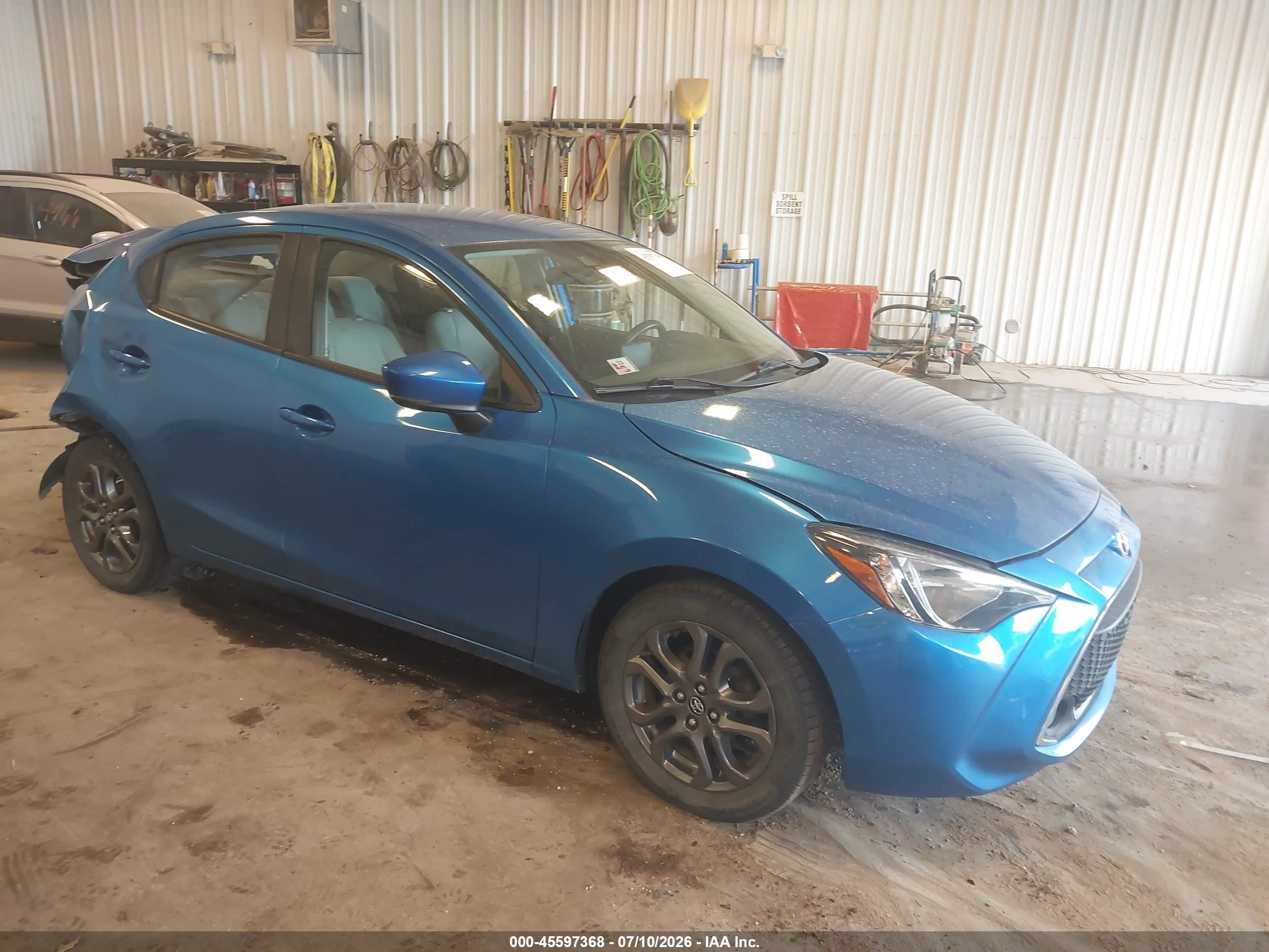 2019 Toyota Yaris L, VIN 3MYDLBYVXKY517840 — Rear end