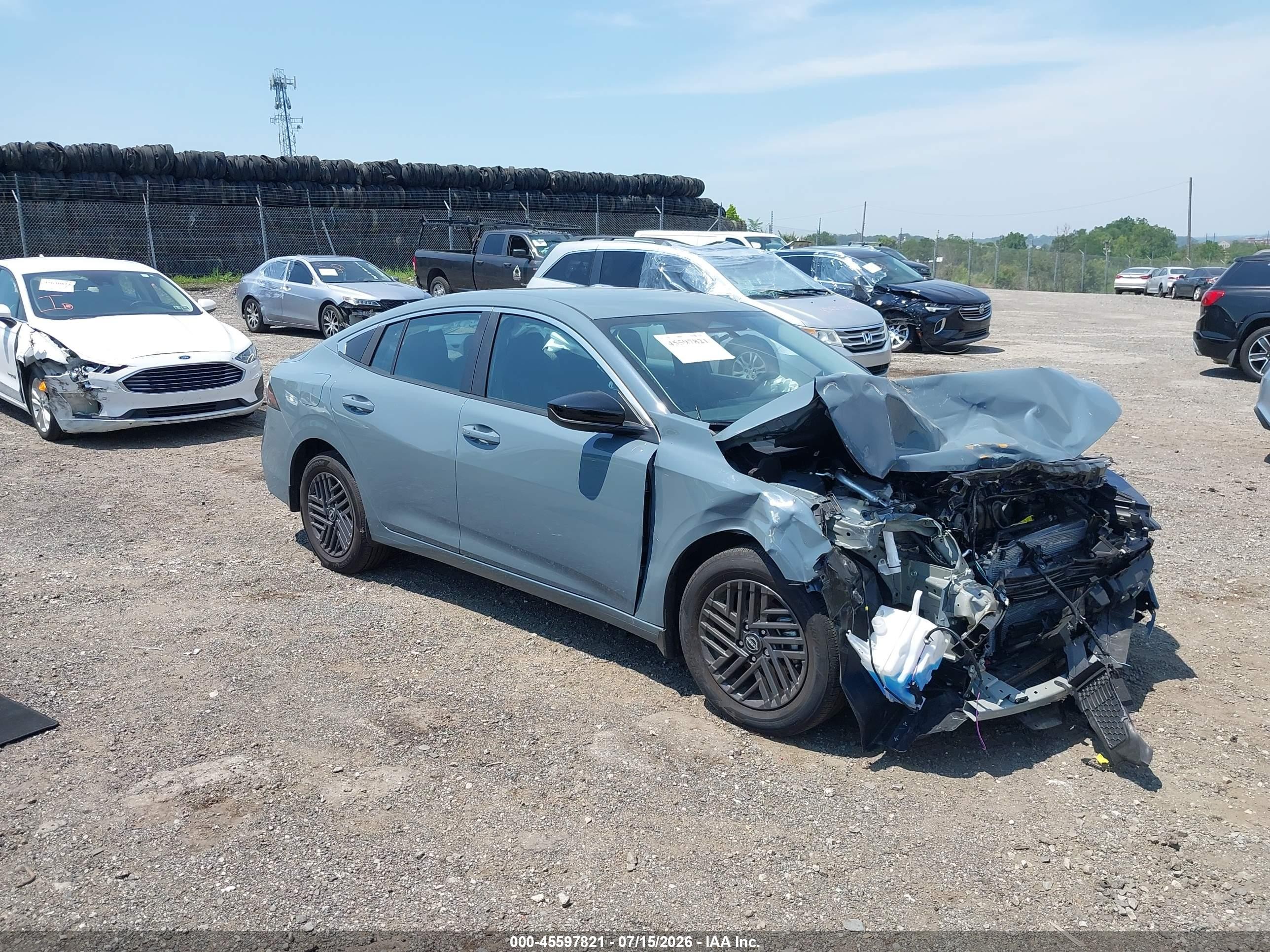 2026 Nissan Sentra SV, VIN 3N1AB9CV3TY219820 — Front end