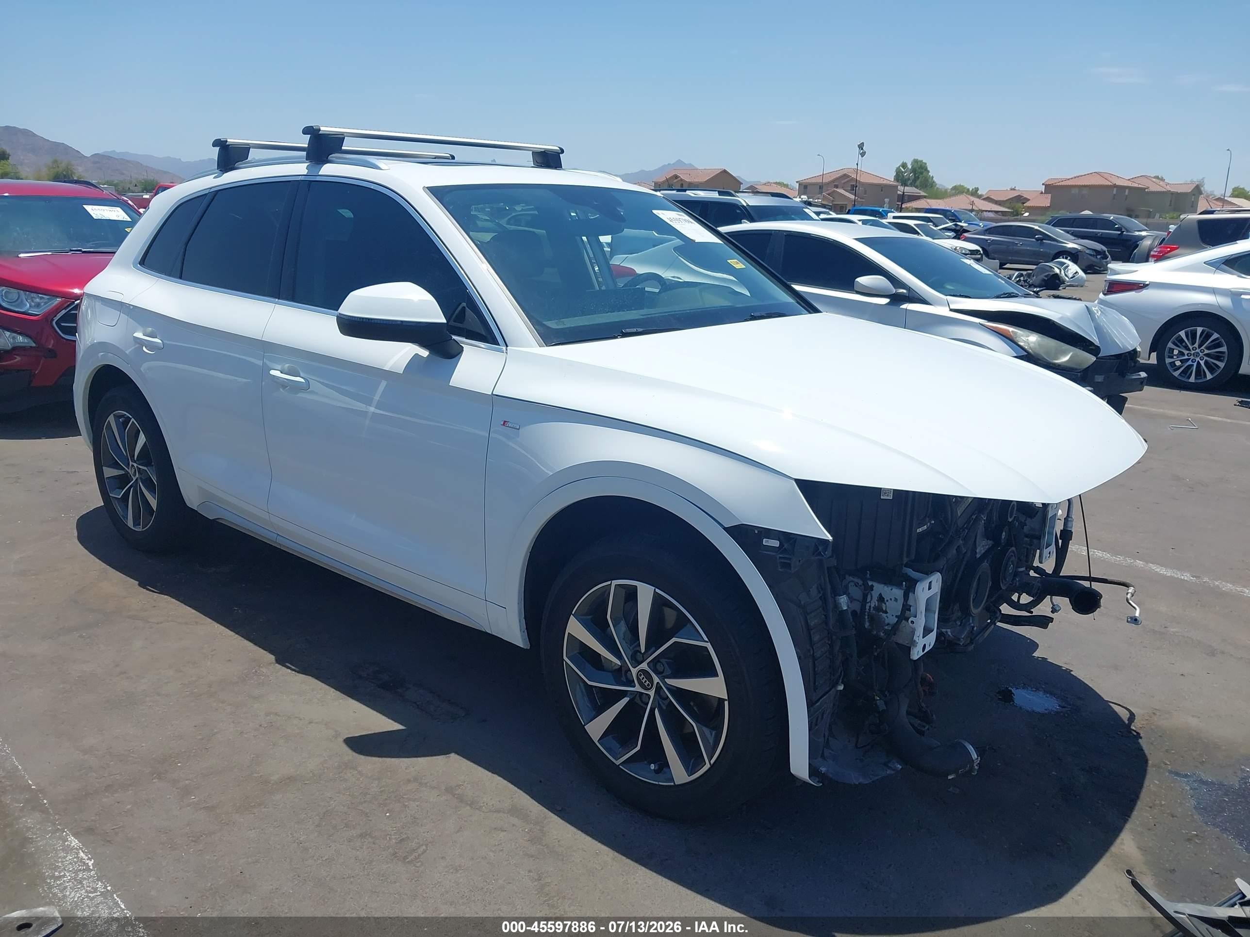 2023 Audi Q5 S line Premium Plus, VIN WA1EAAFY9P2053827 — Front end