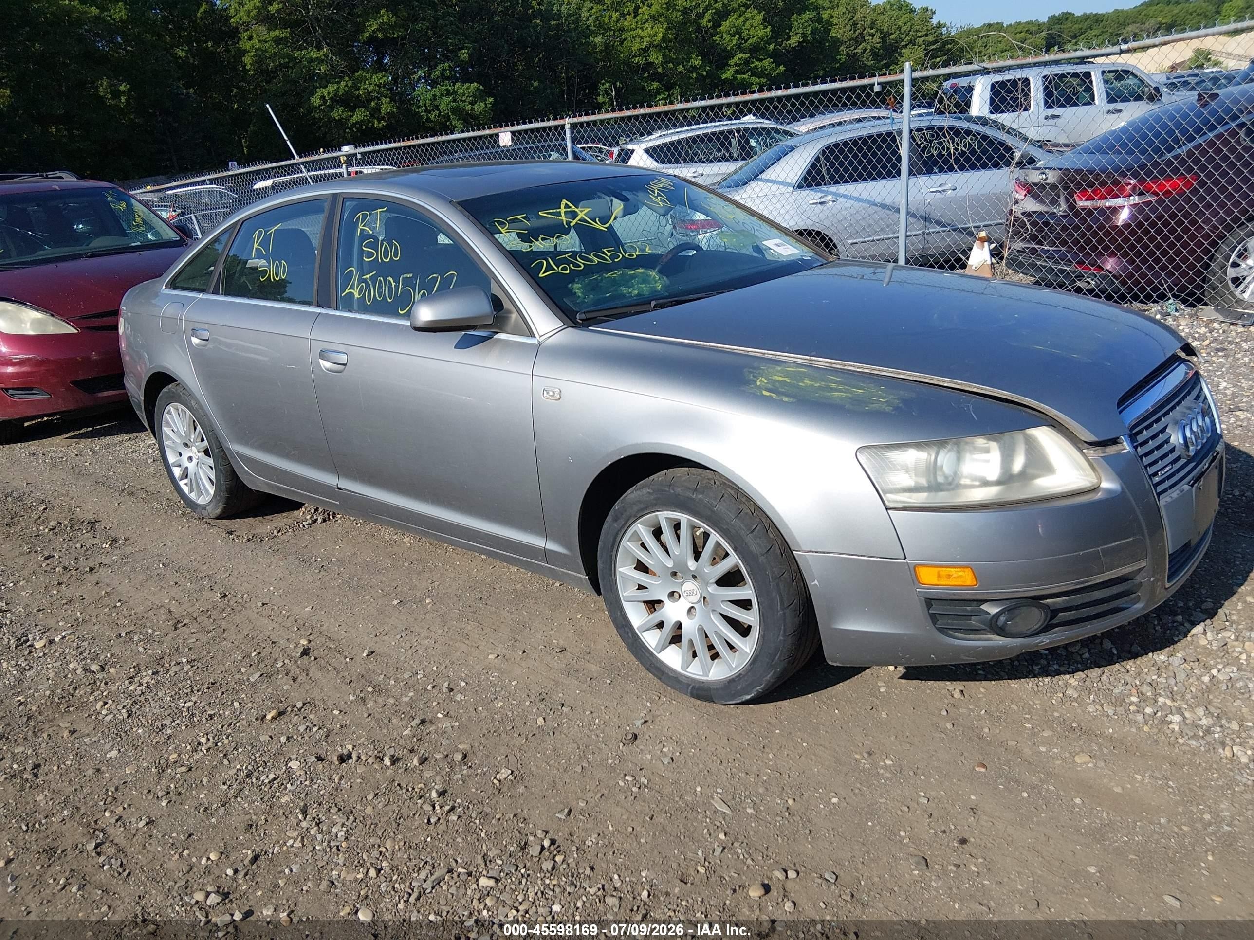 2006 Audi A6 3.2L, VIN WAUDH74F96N168505 — Not stated
