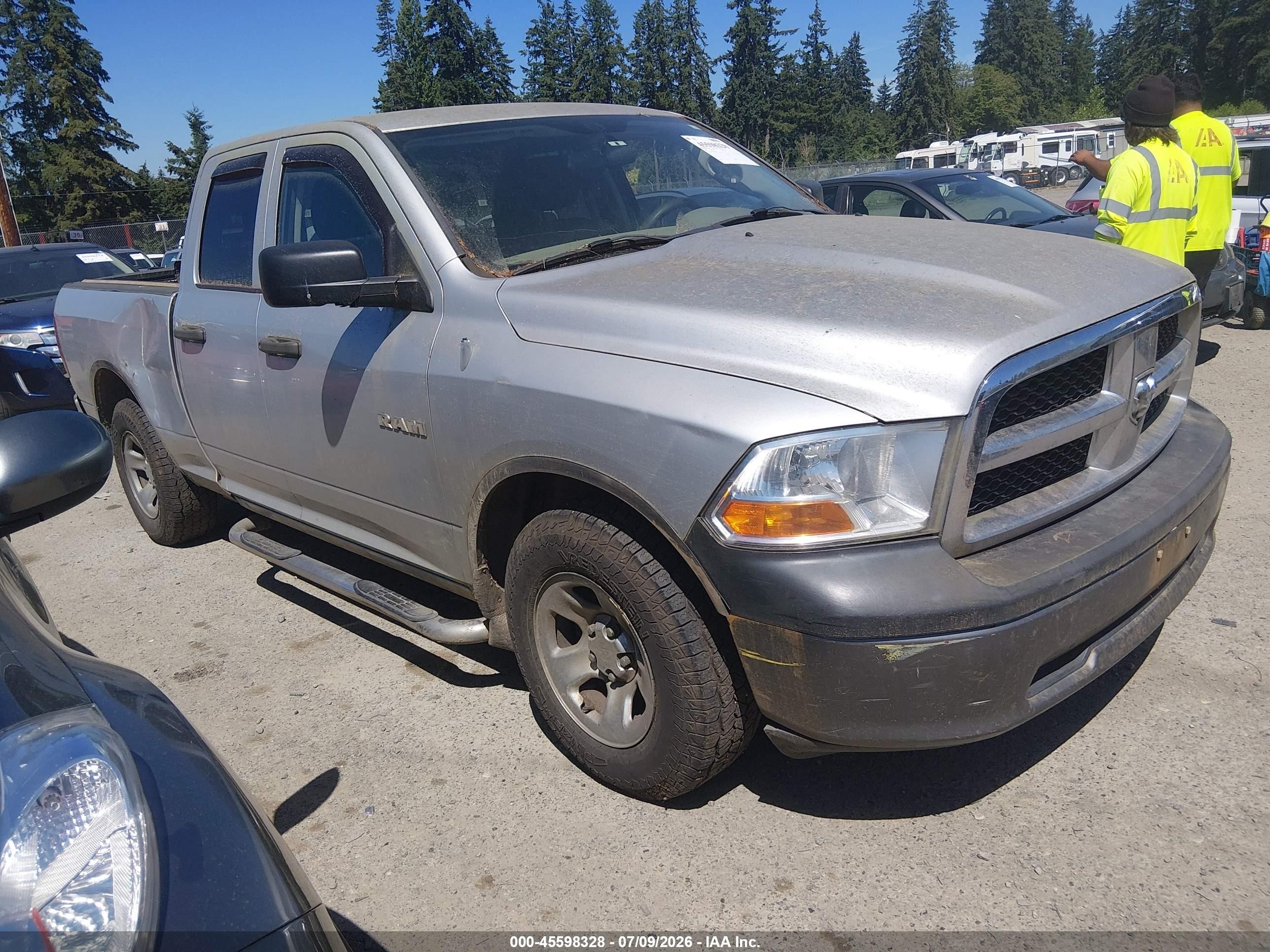 2009 Dodge 1500 SLT, VIN 1D3HB18P29S782105 — Обычный износ