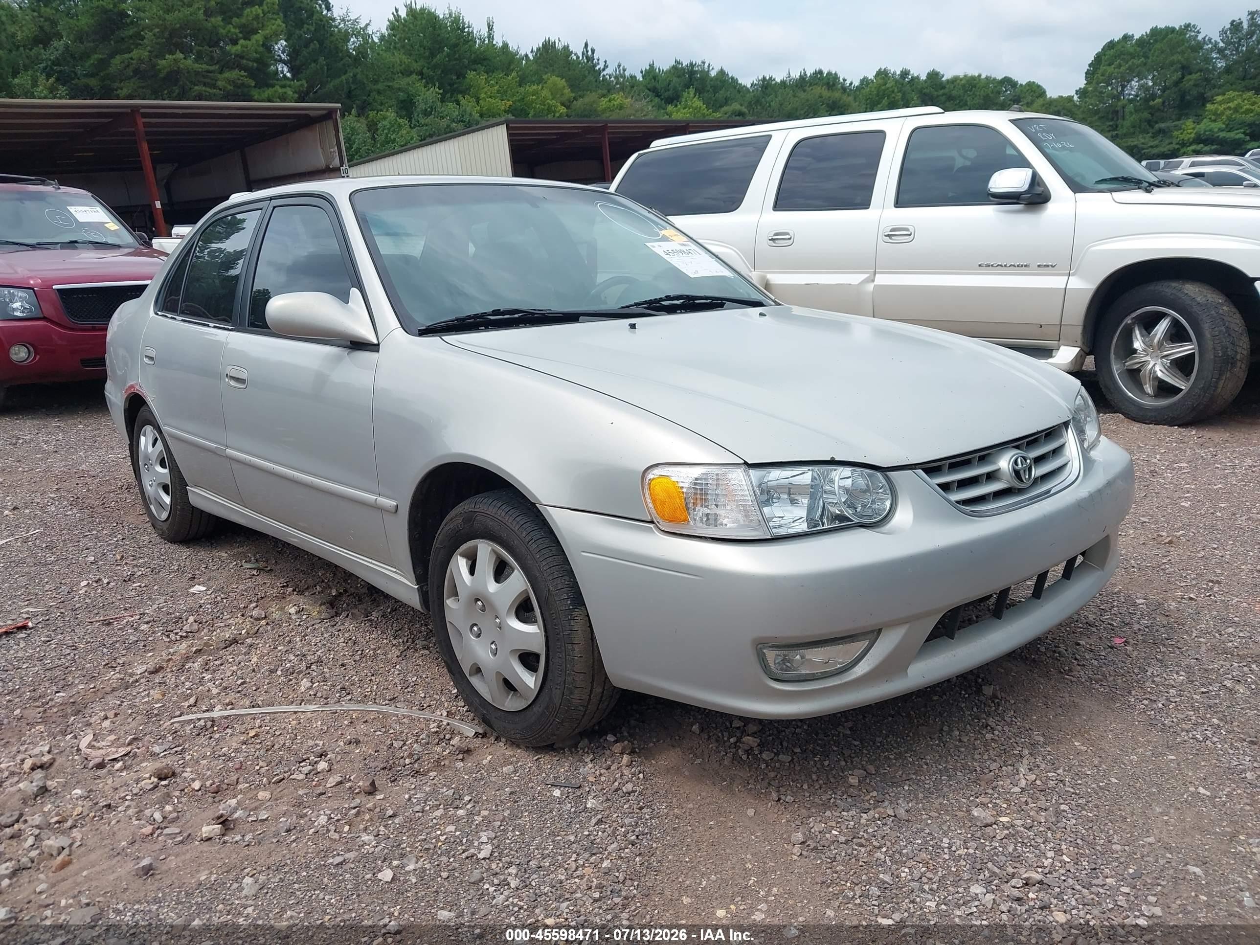 2002 Toyota Corolla LE, VIN 1NXBR12E32Z591395 — Normal wear