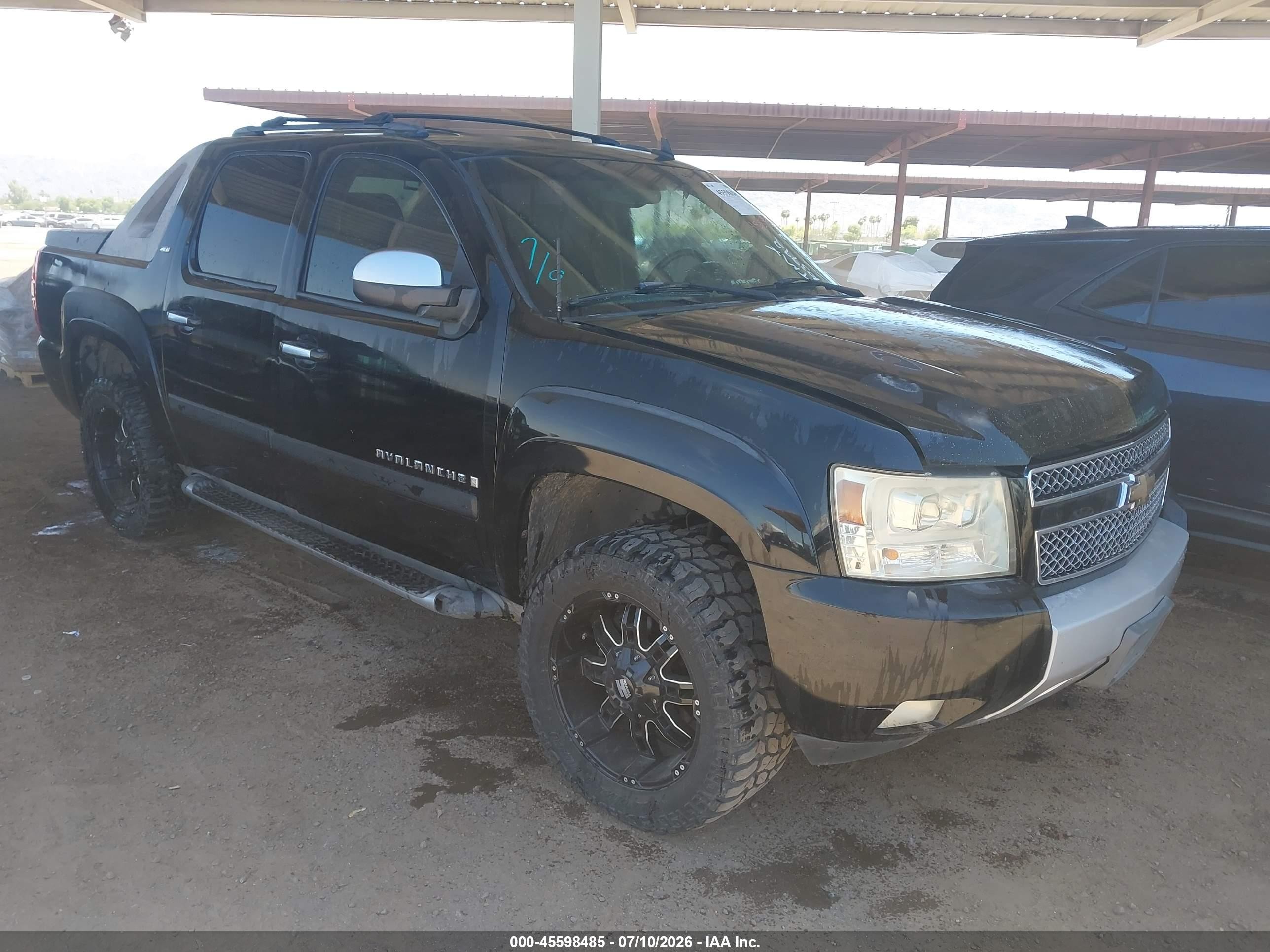 2008 Chevrolet Avalanche 3LT, VIN 3GNEC12018G103992 — Normal wear