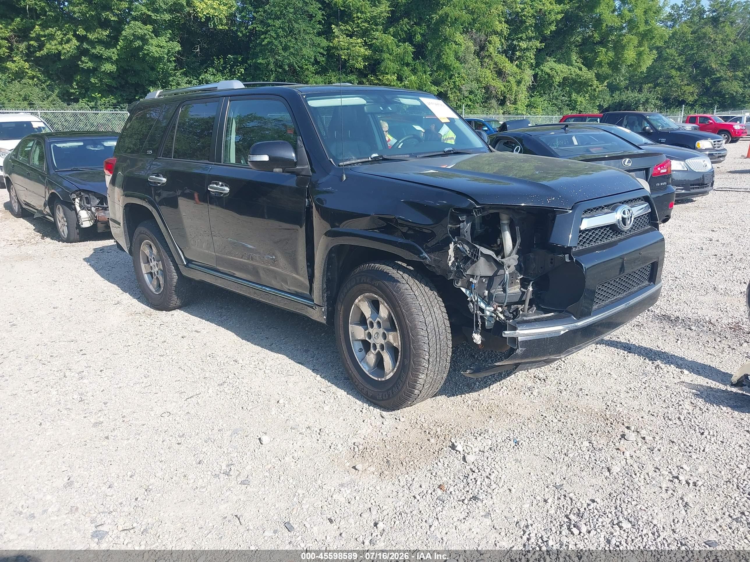 2010 Toyota 4Runner Limited, VIN JTEBU5JR7A5015179 — Front end