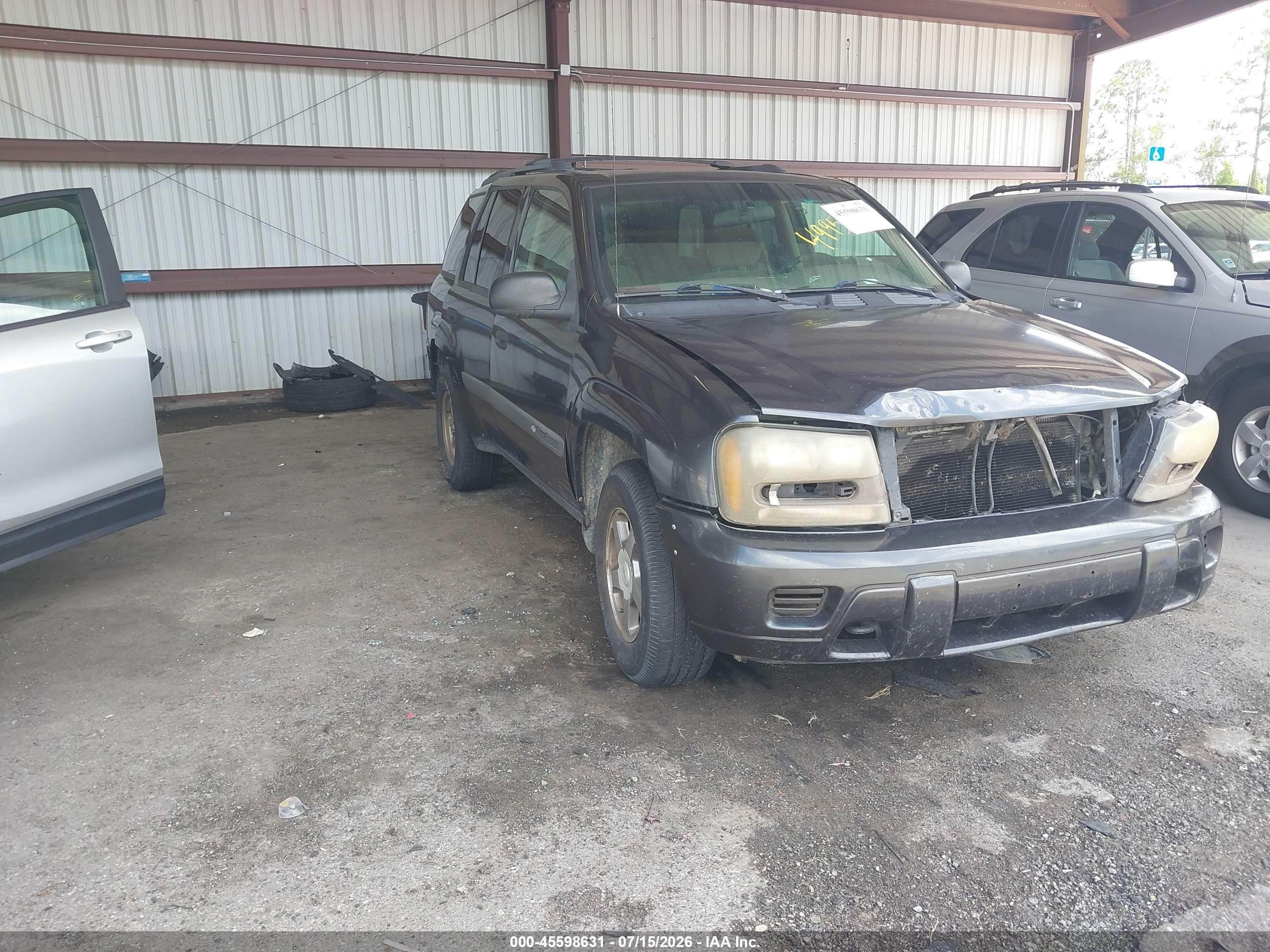 2004 Chevrolet TrailBlazer LS, VIN 1GNDT13S542441586 — Front end