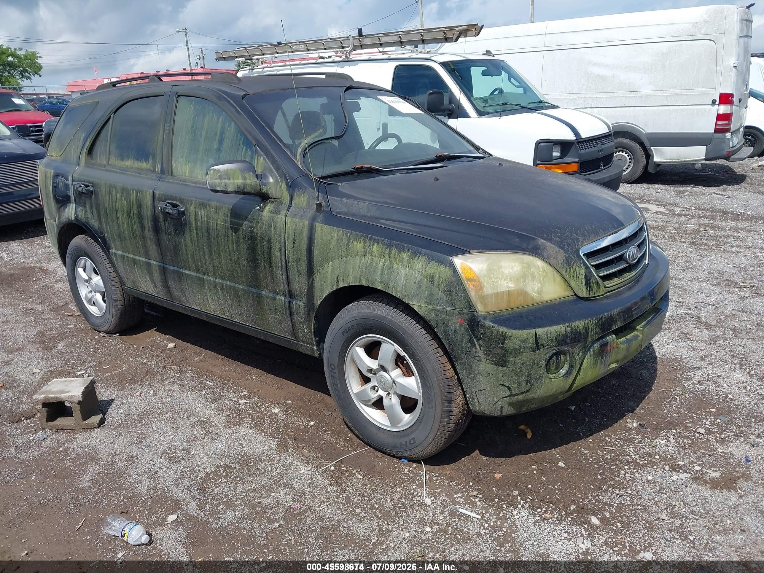 2008 Kia Sorento LX, VIN KNDJC735785765135 — Not stated