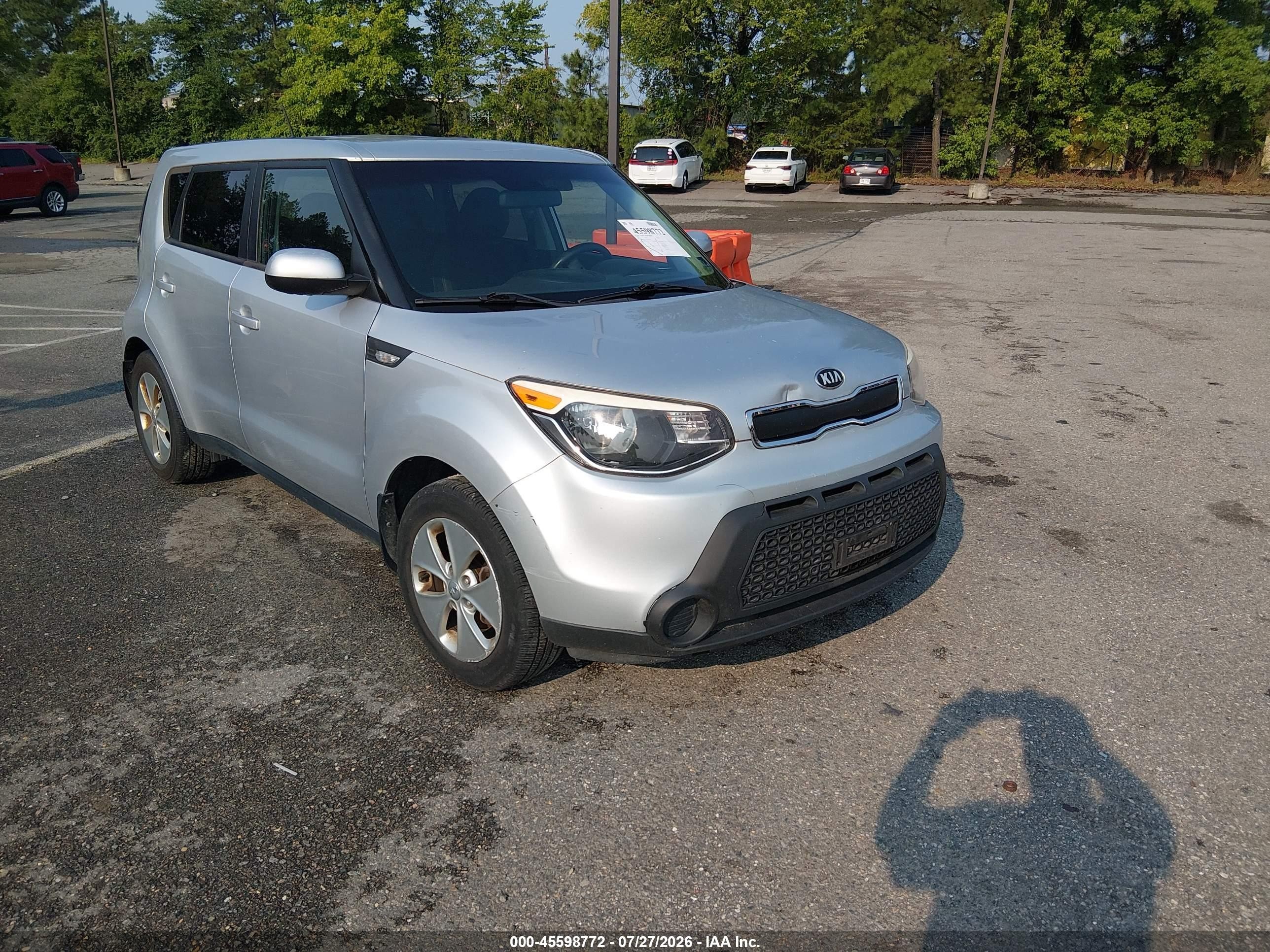 2014 Kia Soul, VIN KNDJN2A23E7741954 — Side