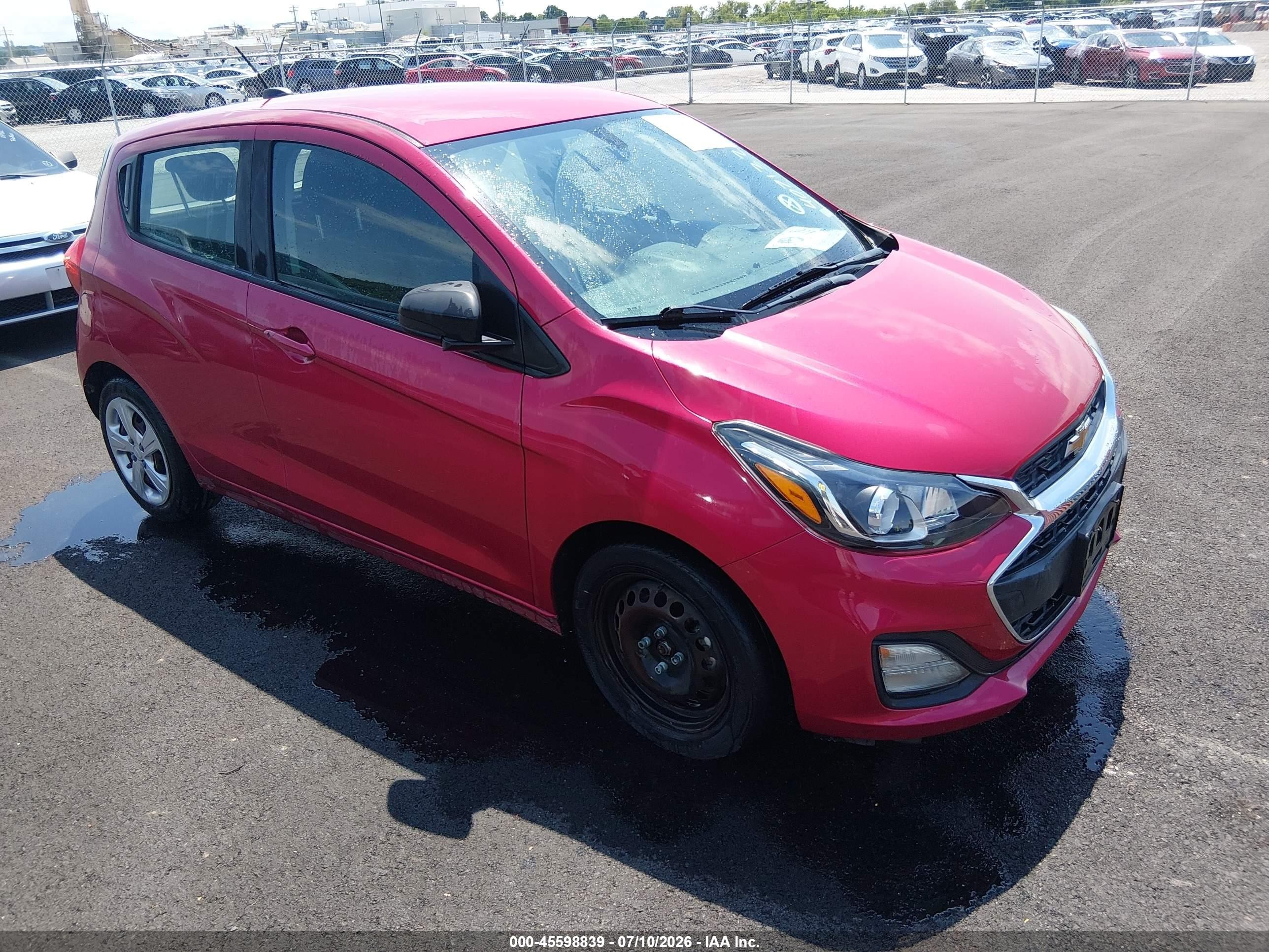 2020 Chevrolet Spark LS, VIN KL8CB6SA7LC407132 — Обычный износ