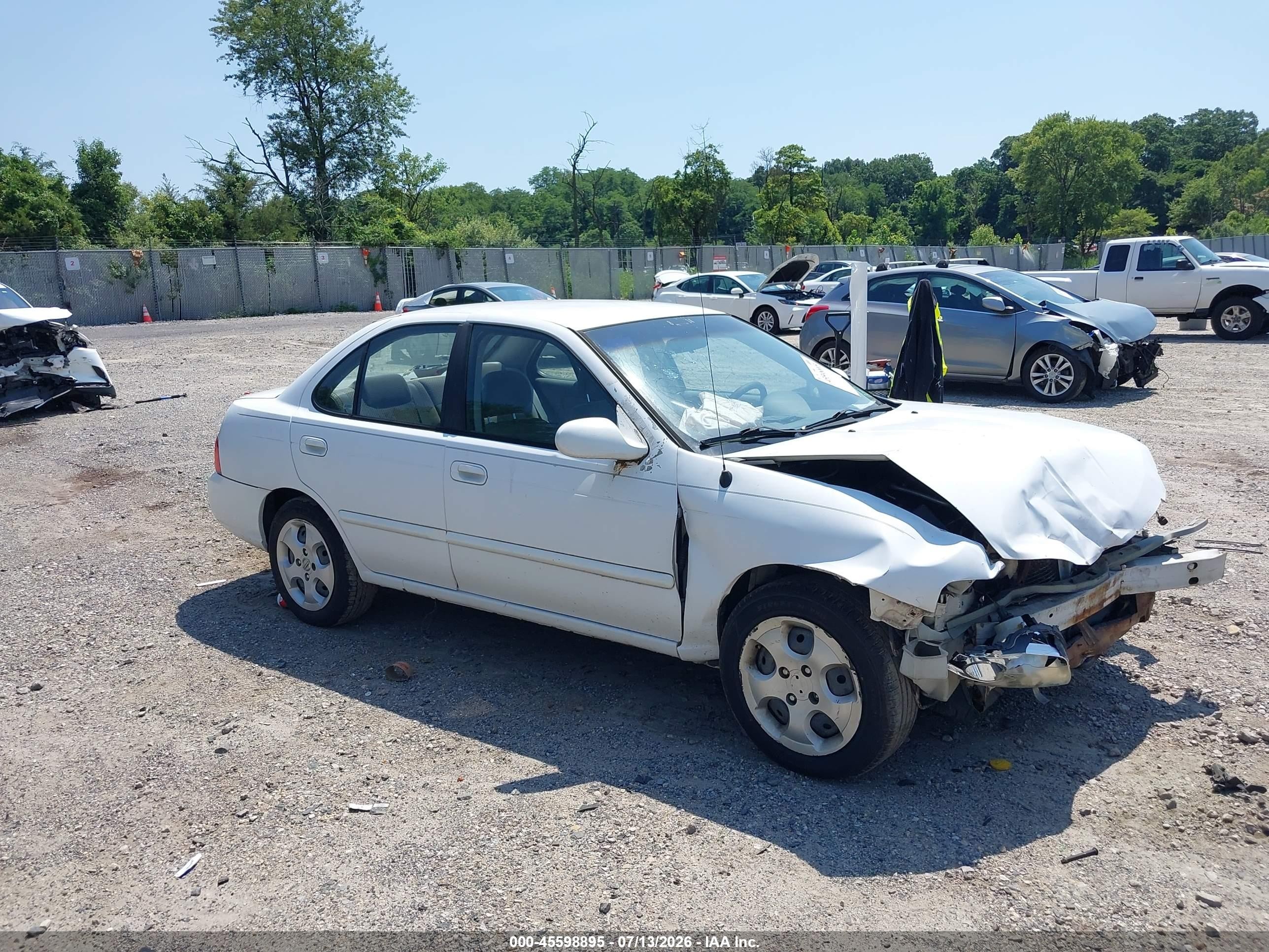 2005 Nissan Sentra S, VIN 3N1CB51DX5L540927 — Перед