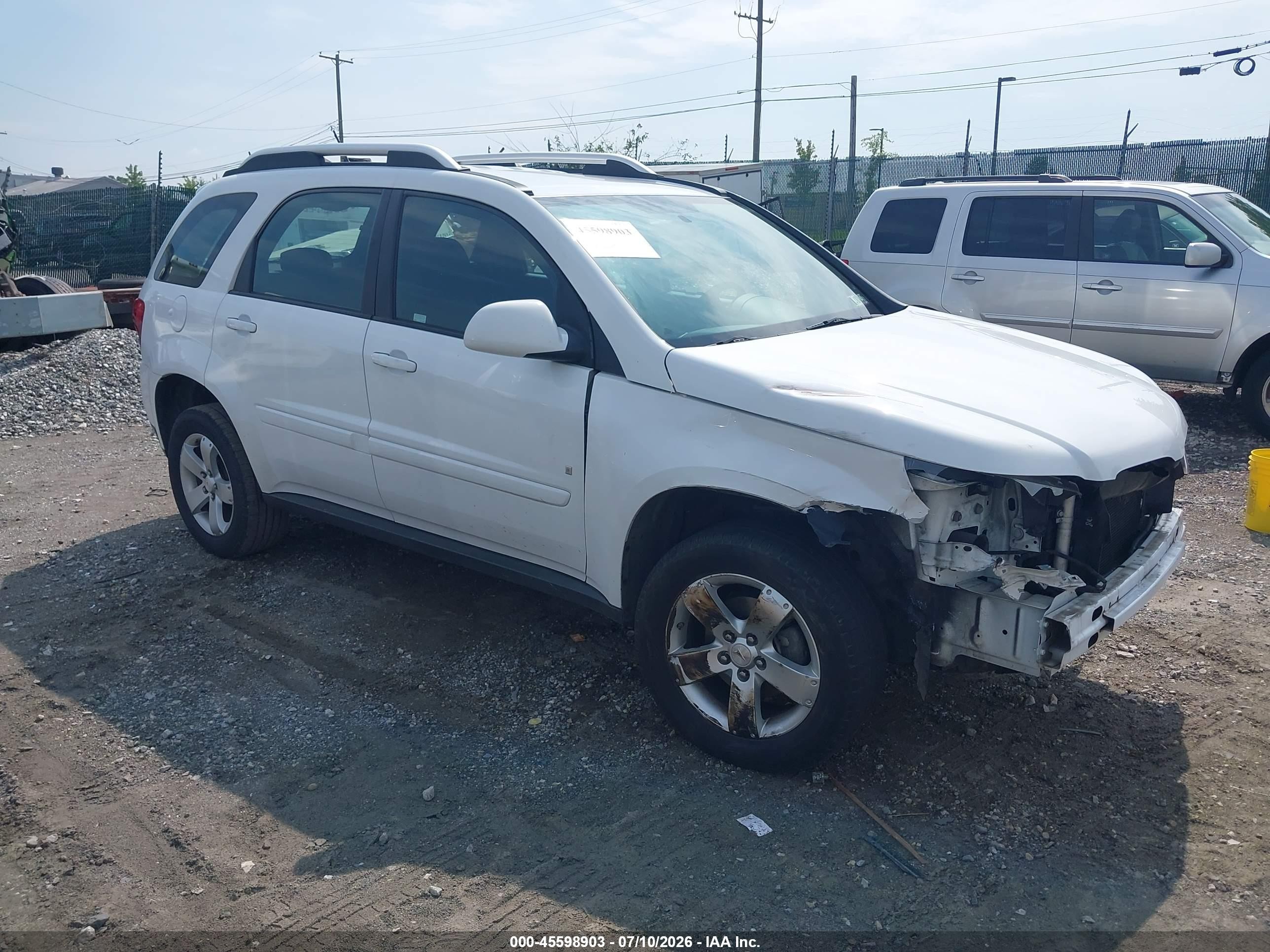 2007 Pontiac Torrent, VIN 2CKDL63F076063623 — Front end