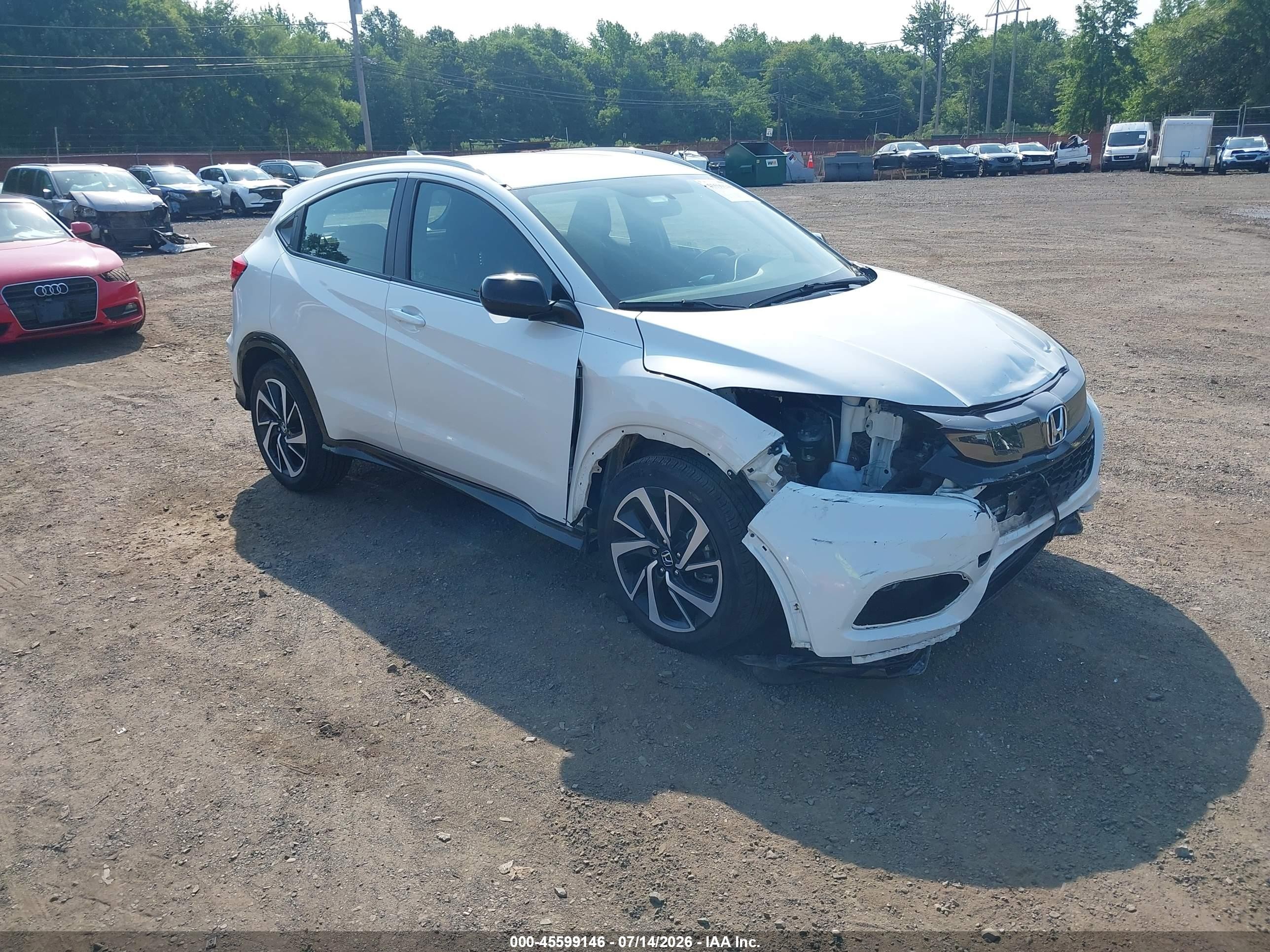 2019 Honda HR-V Sport, VIN 3CZRU6H17KM702936 — Side