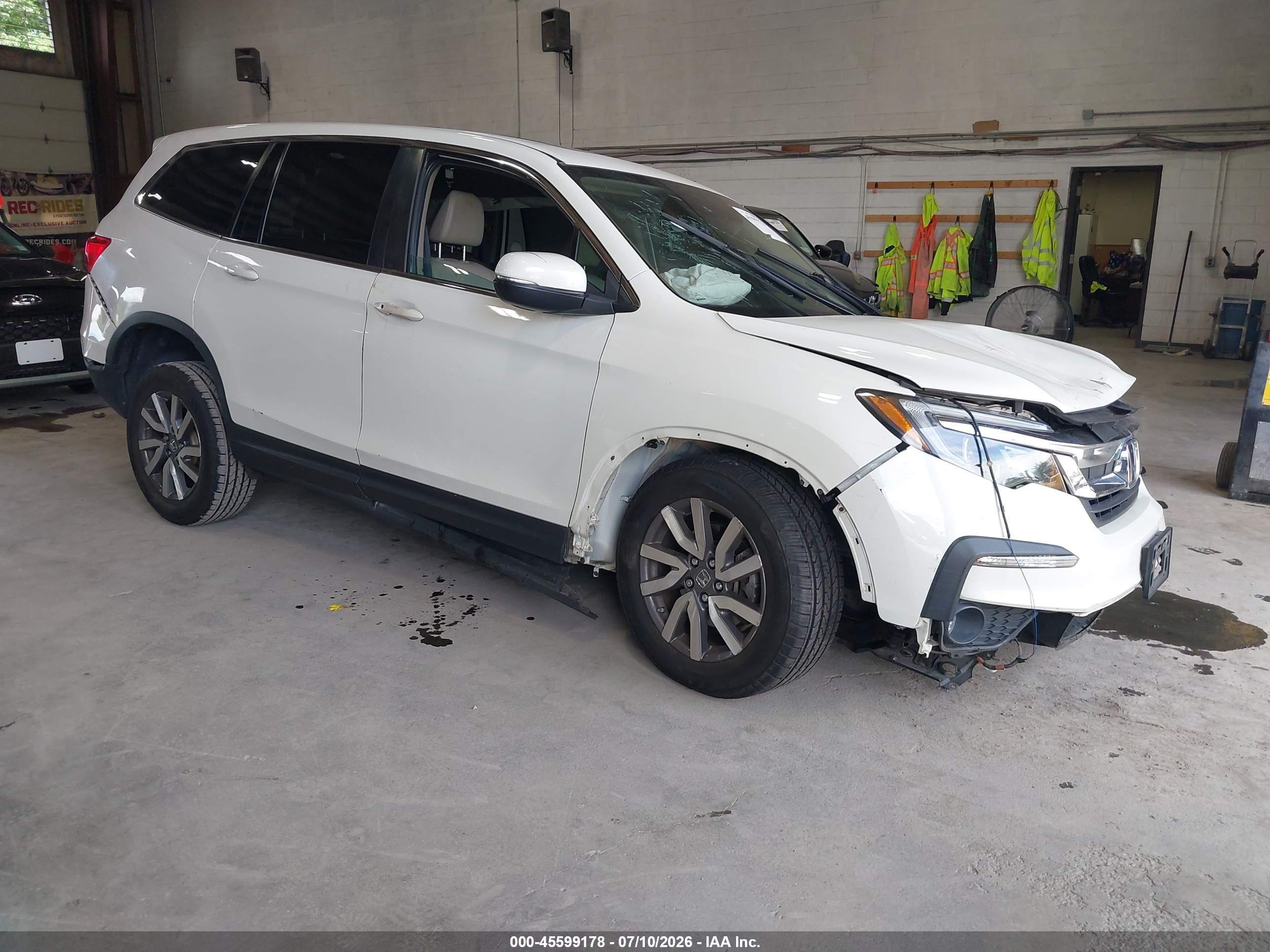 2019 Honda Pilot EX-L, VIN 5FNYF6H53KB063389 — Перед